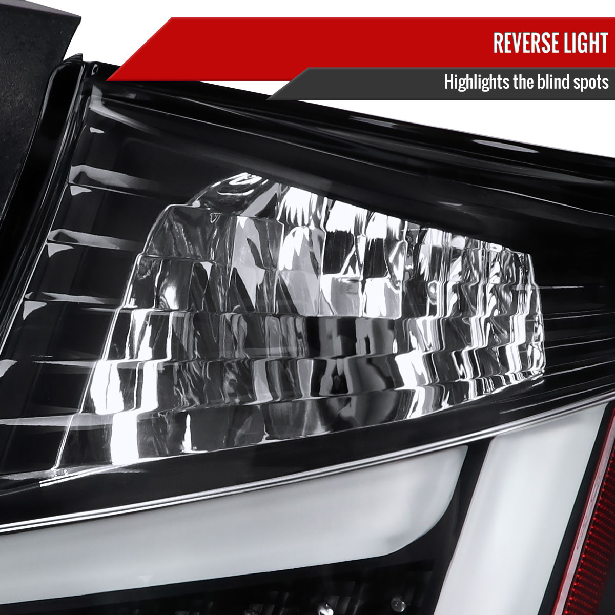 2011-2013 Scion tC V2 LED Tail Lights (Matte Black Housing/Clear