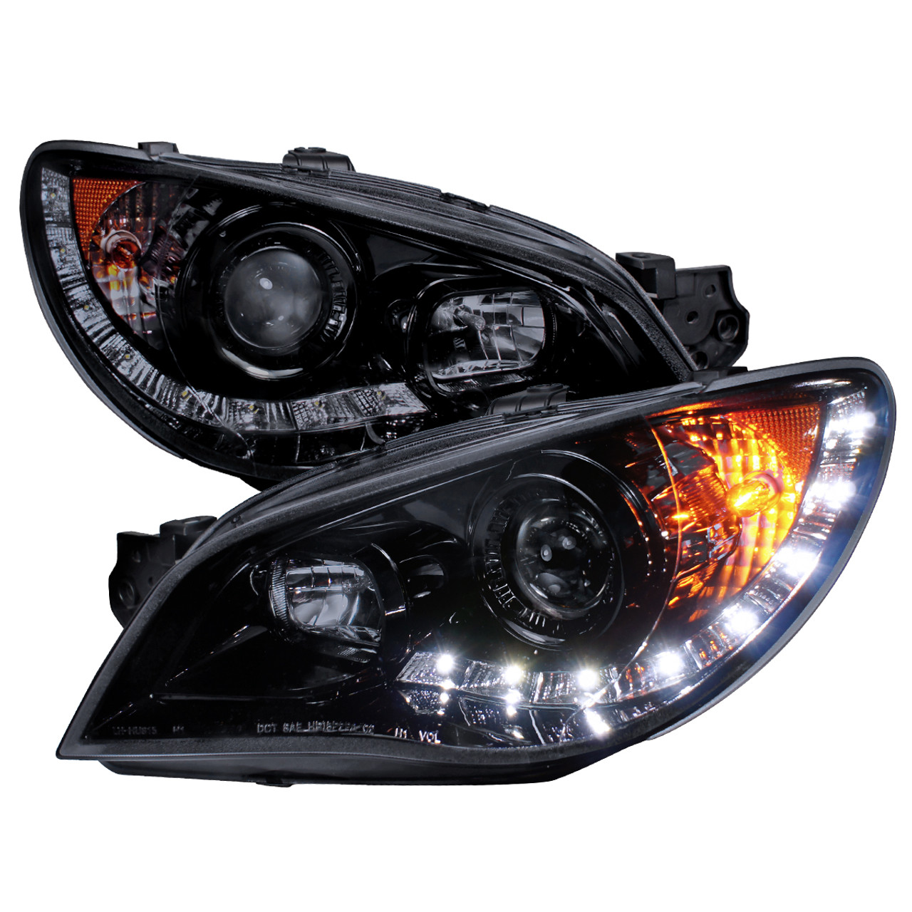 2006-2007 Subaru Impreza WRX/STI Projector Headlights w/ LED Light