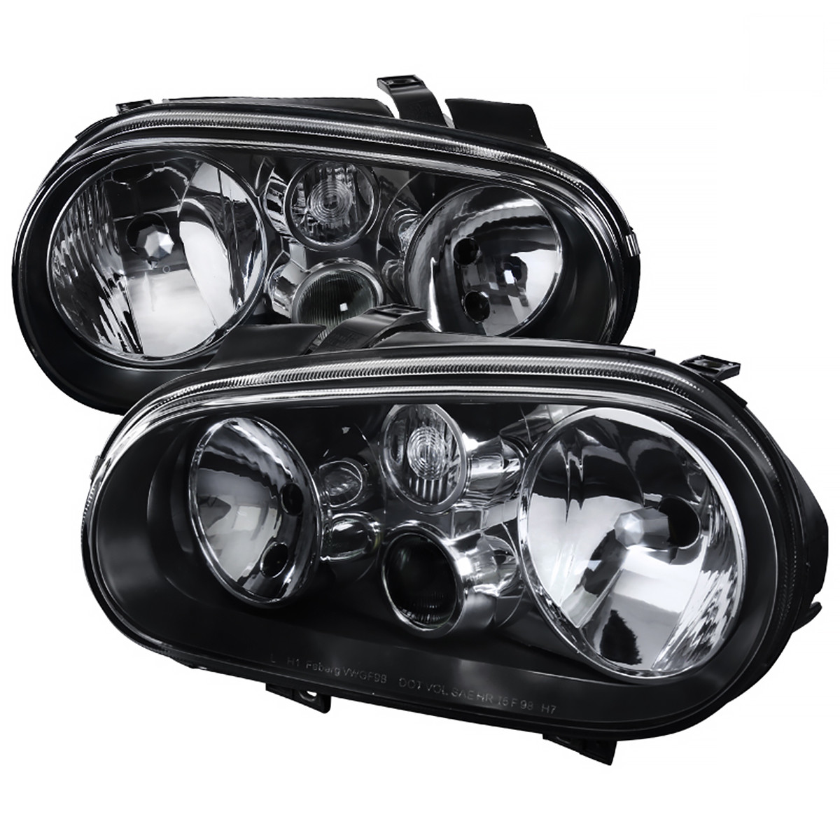 FOR VOLKSWAGEN EURO GOLF IV 1999-2006 BLACK HOUSING HEADLIGHT HEAD LIGHT LAMP FOR VOLKSWAGEN EURO GOLF IV 1999-2006 BLACK HOUSING HEADLIGHT HEAD LIGHT LAMP
