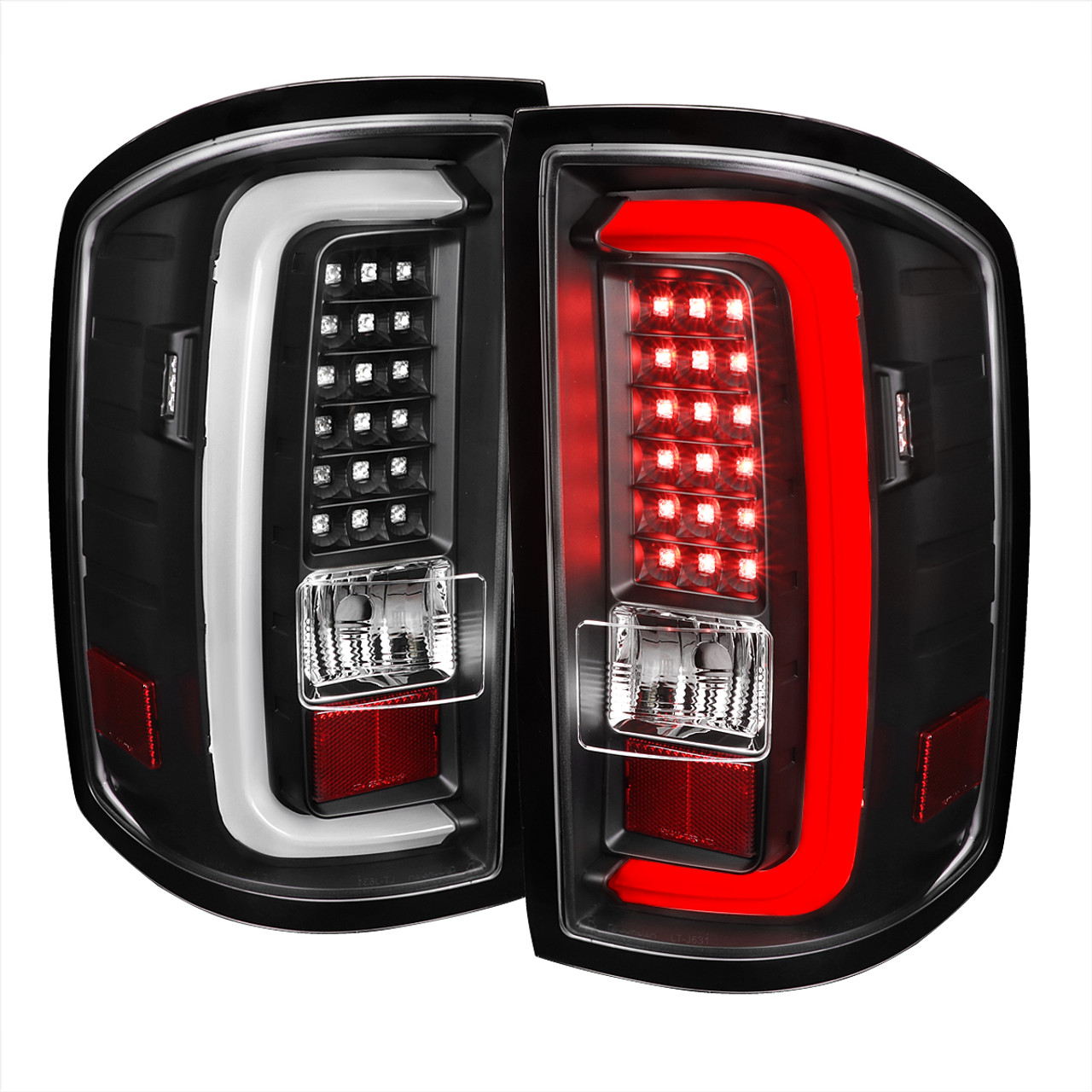 2014-2018 GMC Sierra 1500/2500HD/3500HD V2 LED Tail Lights (Matte