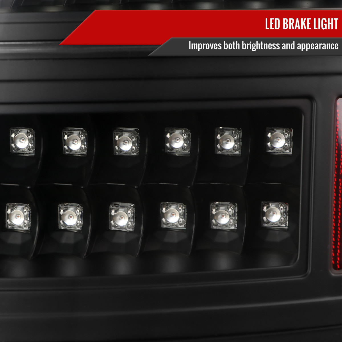 2005-2007 Chrysler 300C V2 LED Tail Lights (Matte Black Housing