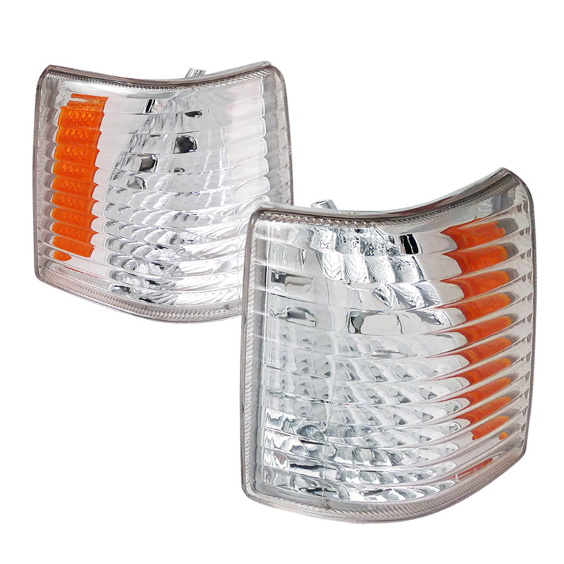 1993-1998 Jeep Grand Cherokee Corner Lights w/ Amber Reflectors