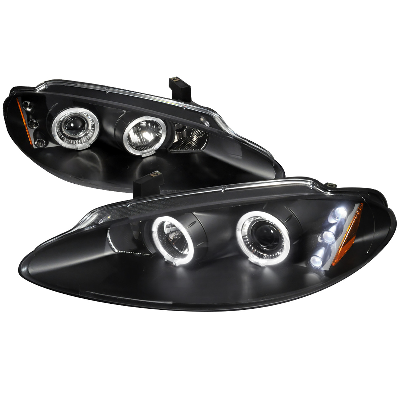 1998-2004 Dodge Intrepid Dual Halo Projector HeadLights (Matte