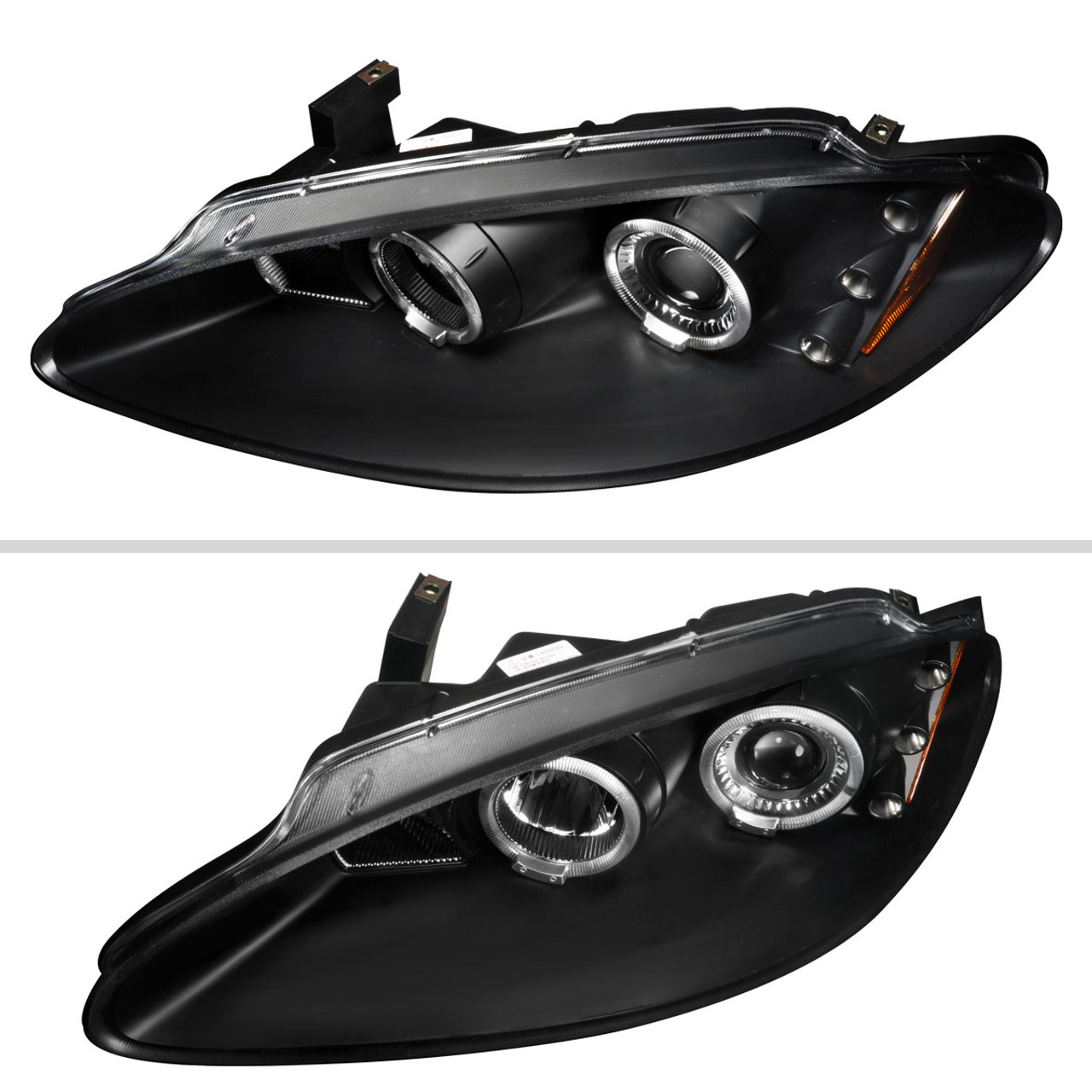 1998-2004 Dodge Intrepid Dual Halo Projector HeadLights (Matte