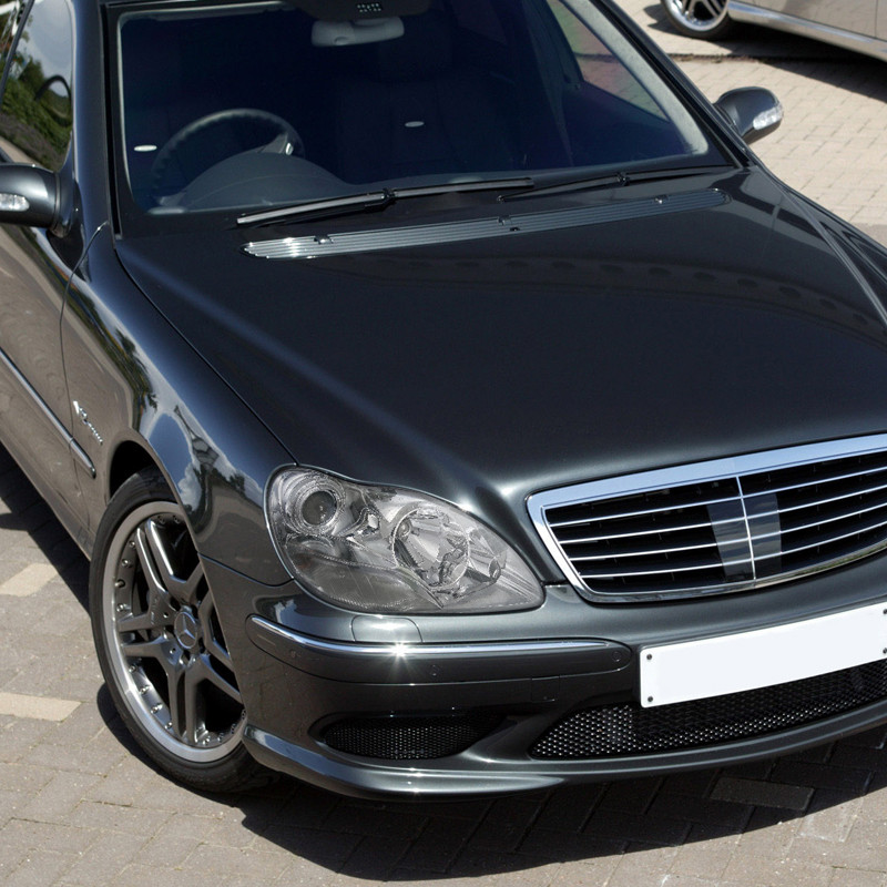 BRIGHTZ Sクラス W220 超鏡面ブラックメッ C 5191 5314 2000-2005 Mercedes Benz W220 S Class Projector Headlights (Chrome