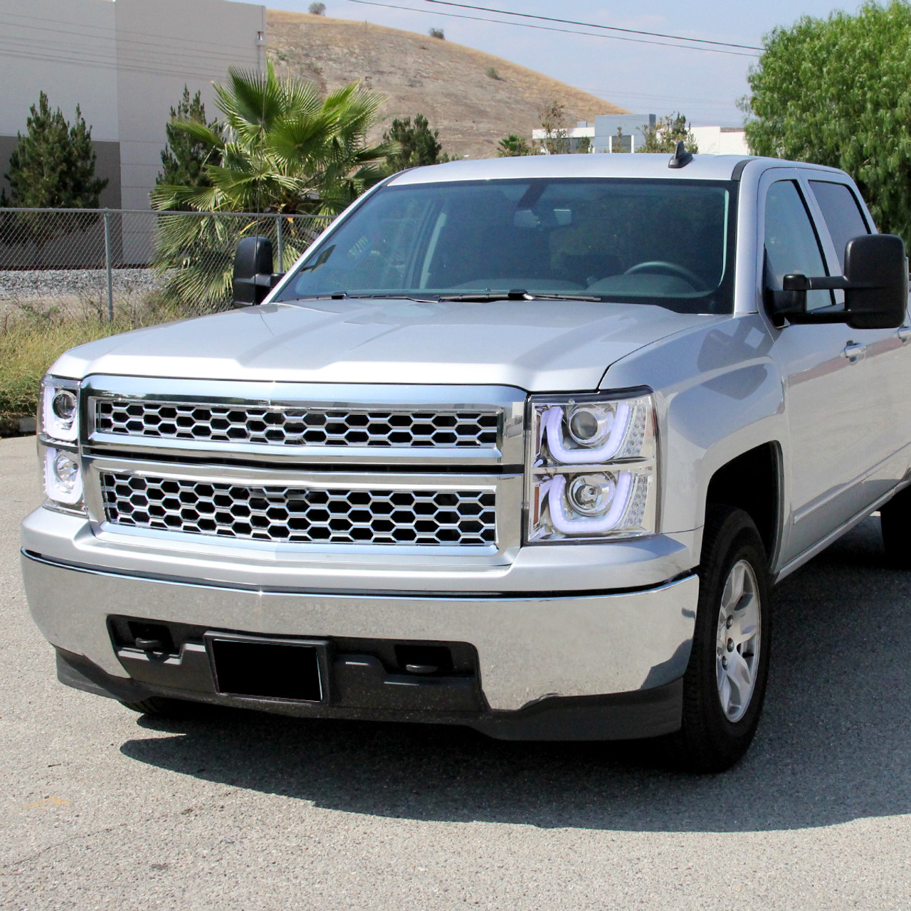 2014-2015 Chevrolet Silverado 1500 Dual LED U-Bar Projector