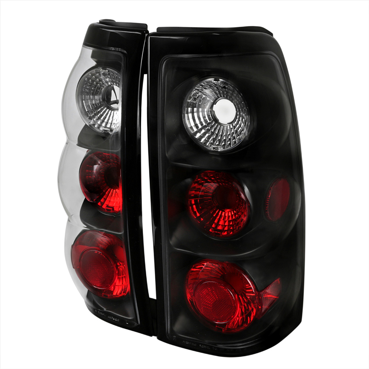 2003-2006 Chevrolet Silverado Tail Lights (Matte Black Housing