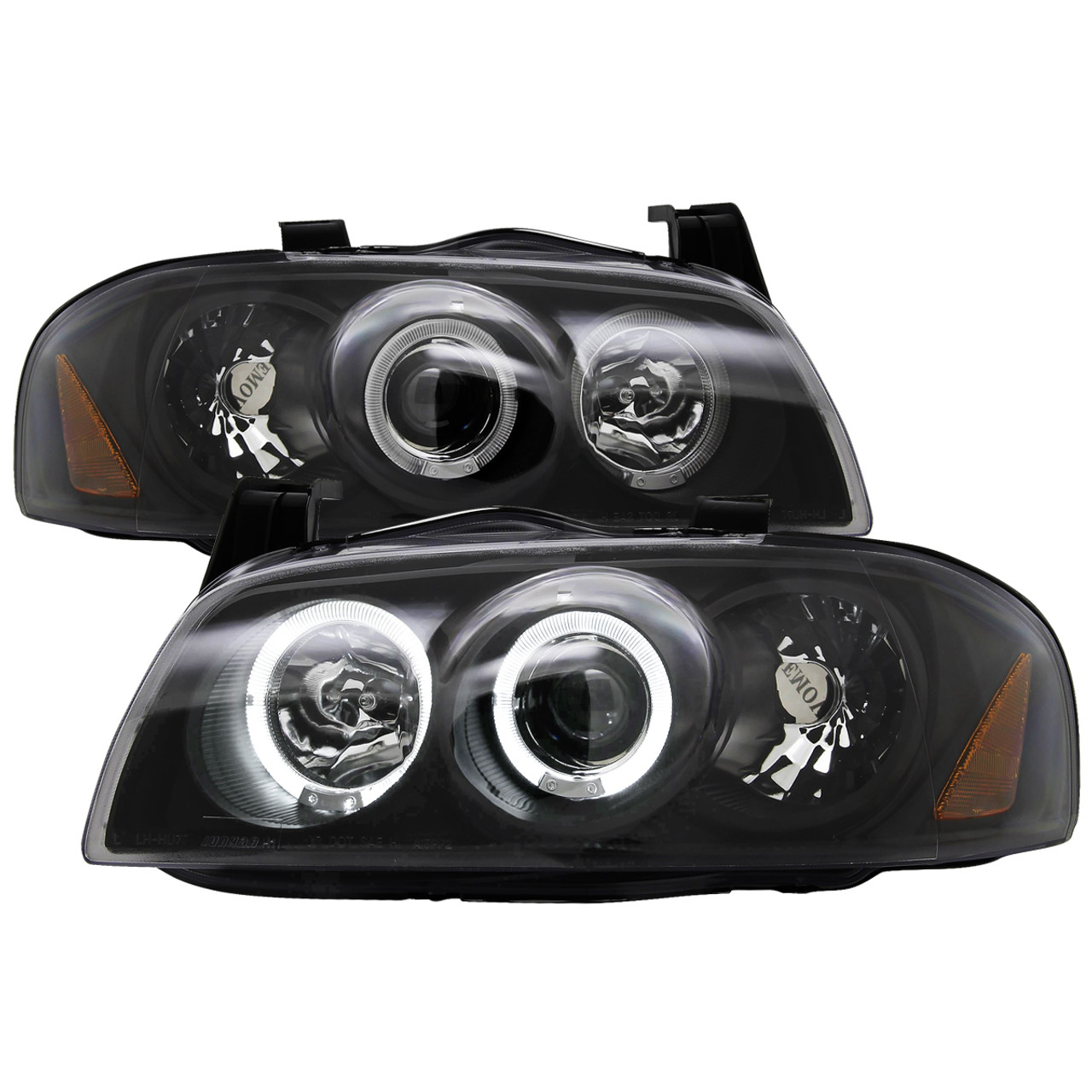 2004-2006 Nissan Sentra Dual Halo Projector Headlights (Matte