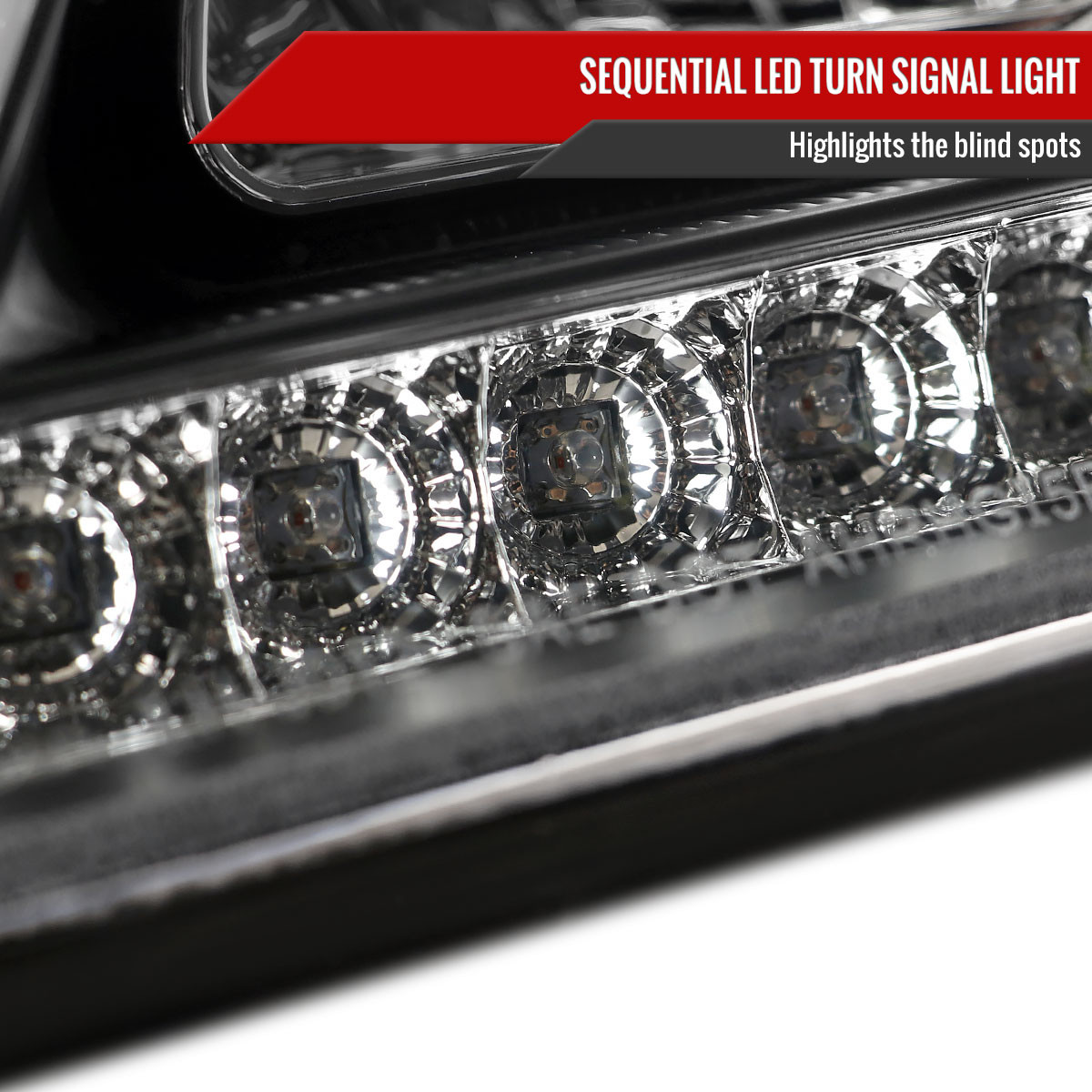 2006-2008 Mercedes Benz W164 ML Class LED Bar Projector Headlights