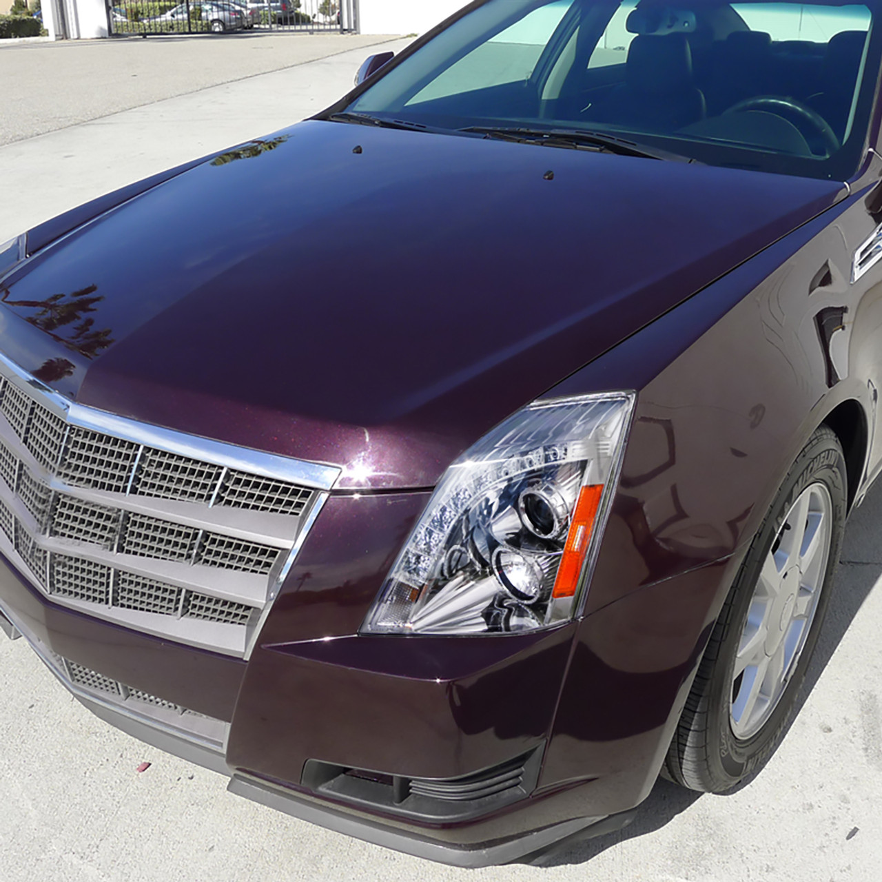 2008-2014 Cadillac CTS Projector Headlights w/LED Light Strip