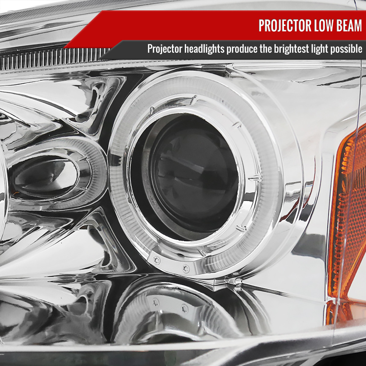 2002-2004 Acura RSX Dual Halo Projector Headlights (Chrome Housing