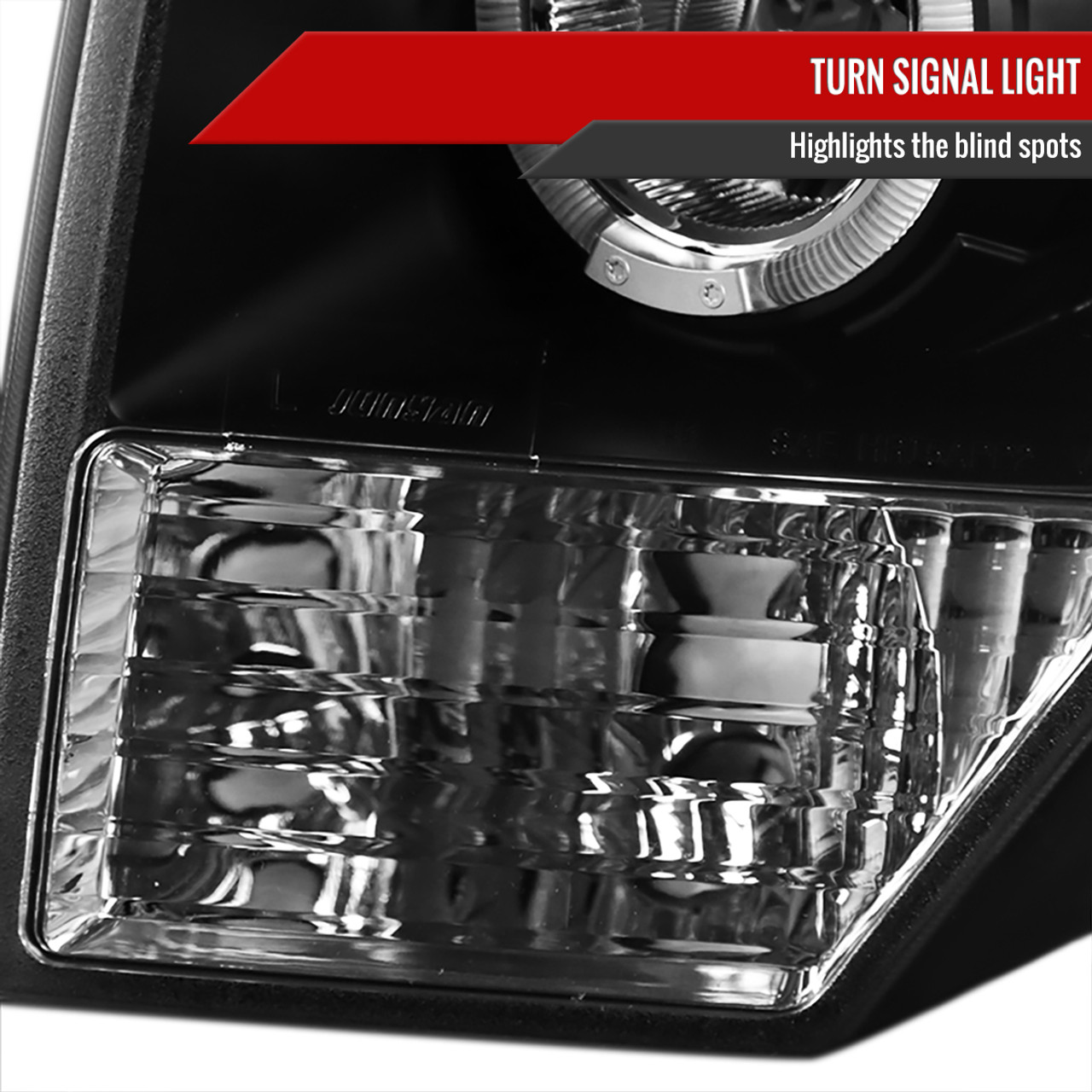 2009-2014 Ford F-150 Dual Halo Projector Headlights (Matte Black