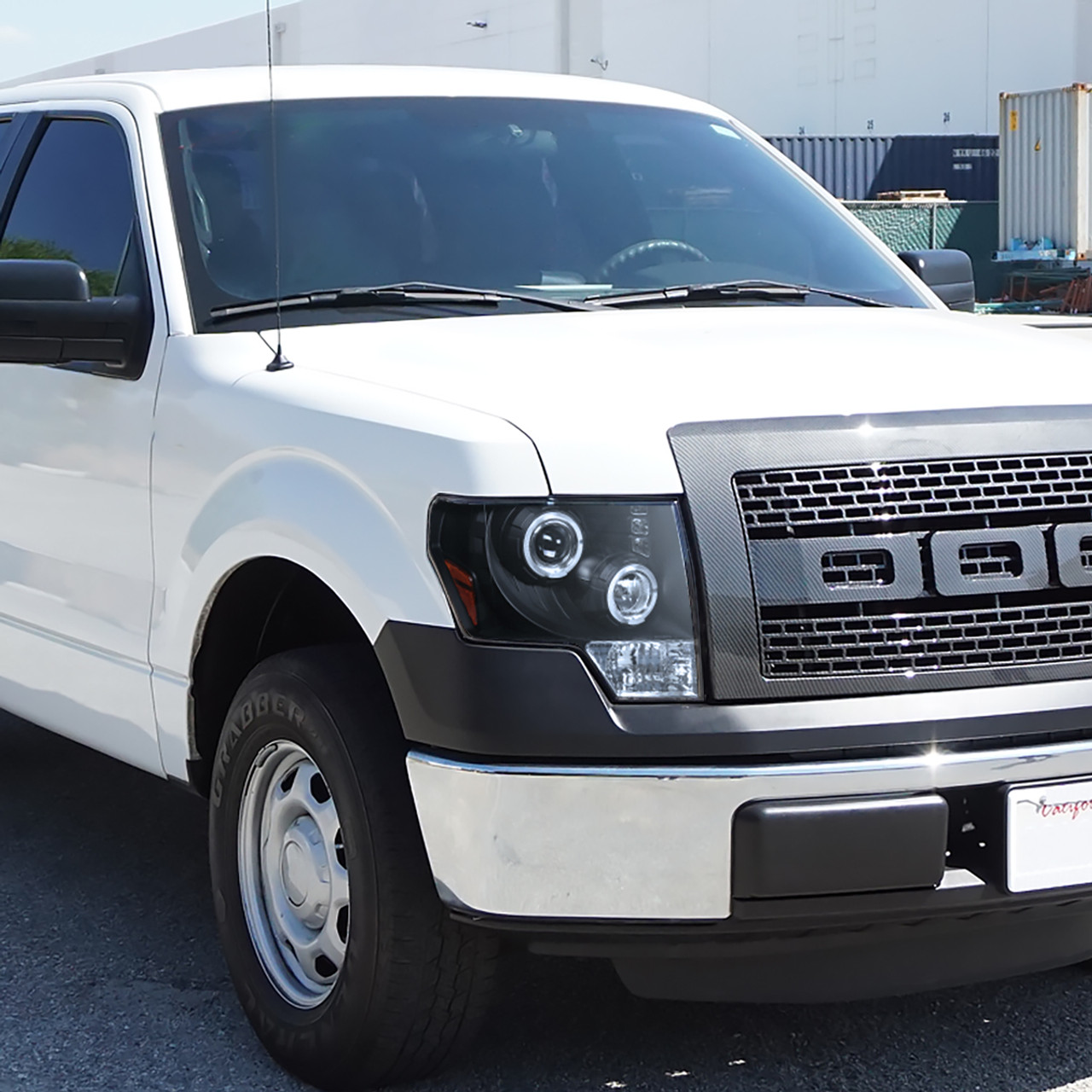 2009-2014 Ford F-150 Dual Halo Projector Headlights (Matte Black