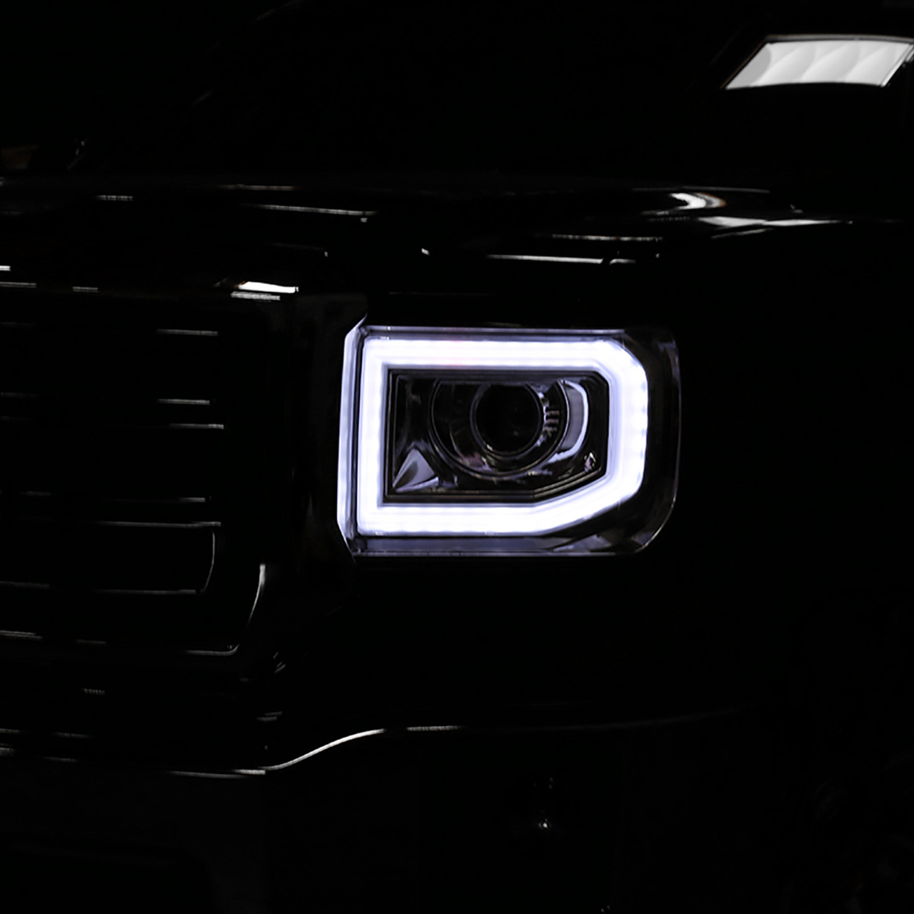 2014-2019 GMC Sierra 1500/2500HD/3500HD LED Bar Projector