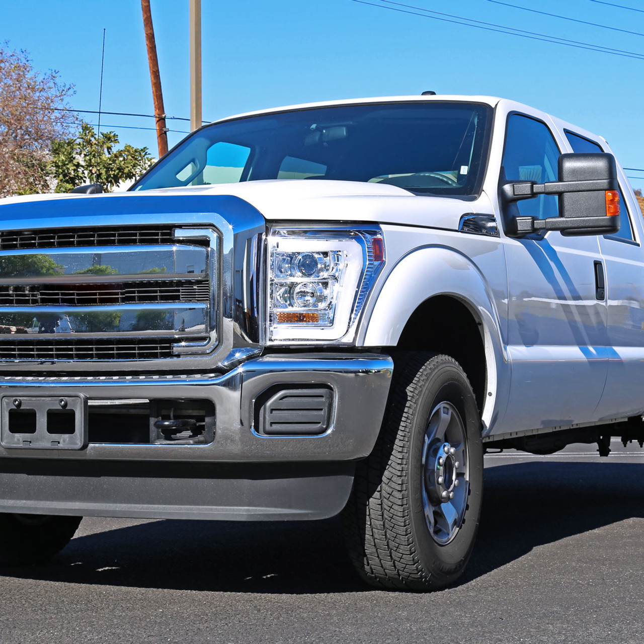 2011-2016 F-250/F-350/F-450/F-550 LED C-Bar Projector Headlights