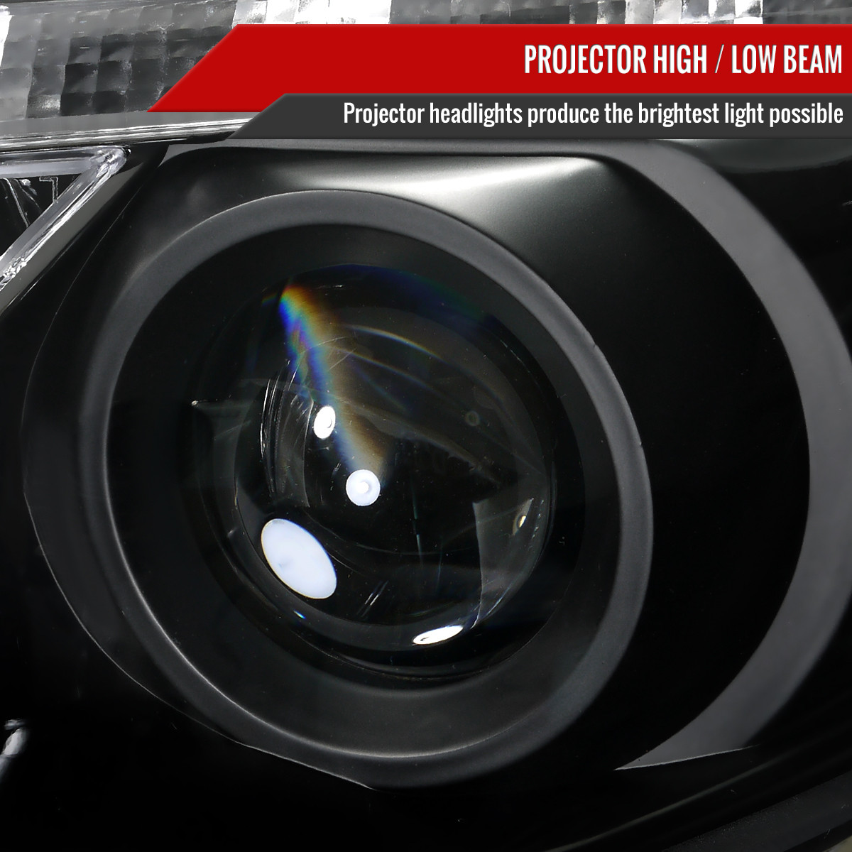 MOSTPLUS Projector Headlamp Headlights Compatible For TOYOTA COROLLA 2011-2013 Not Fit Corolla LE : Buy Online At Best Price In KSA - Souq Is Now - Foto 2