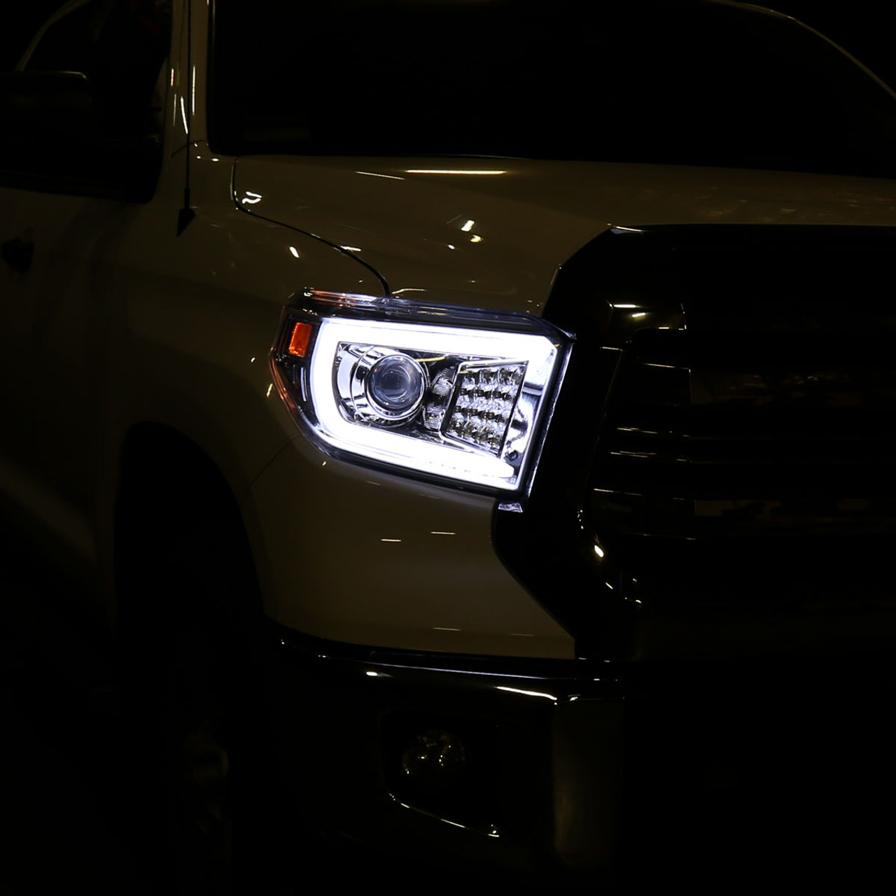 2014-2021 Toyota Tundra LED C-Bar Projector Headlights w