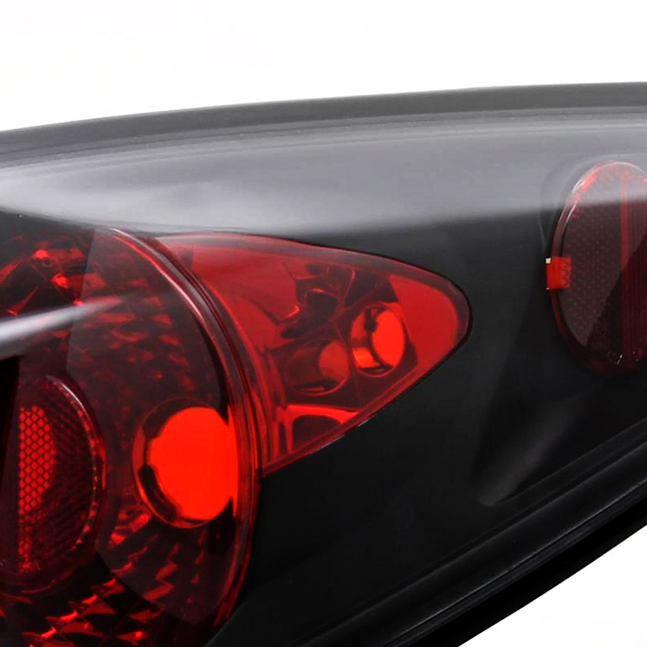 2005-2010 Pontiac G6 Coupe Tail Lights (Matte Black Housing/Clear