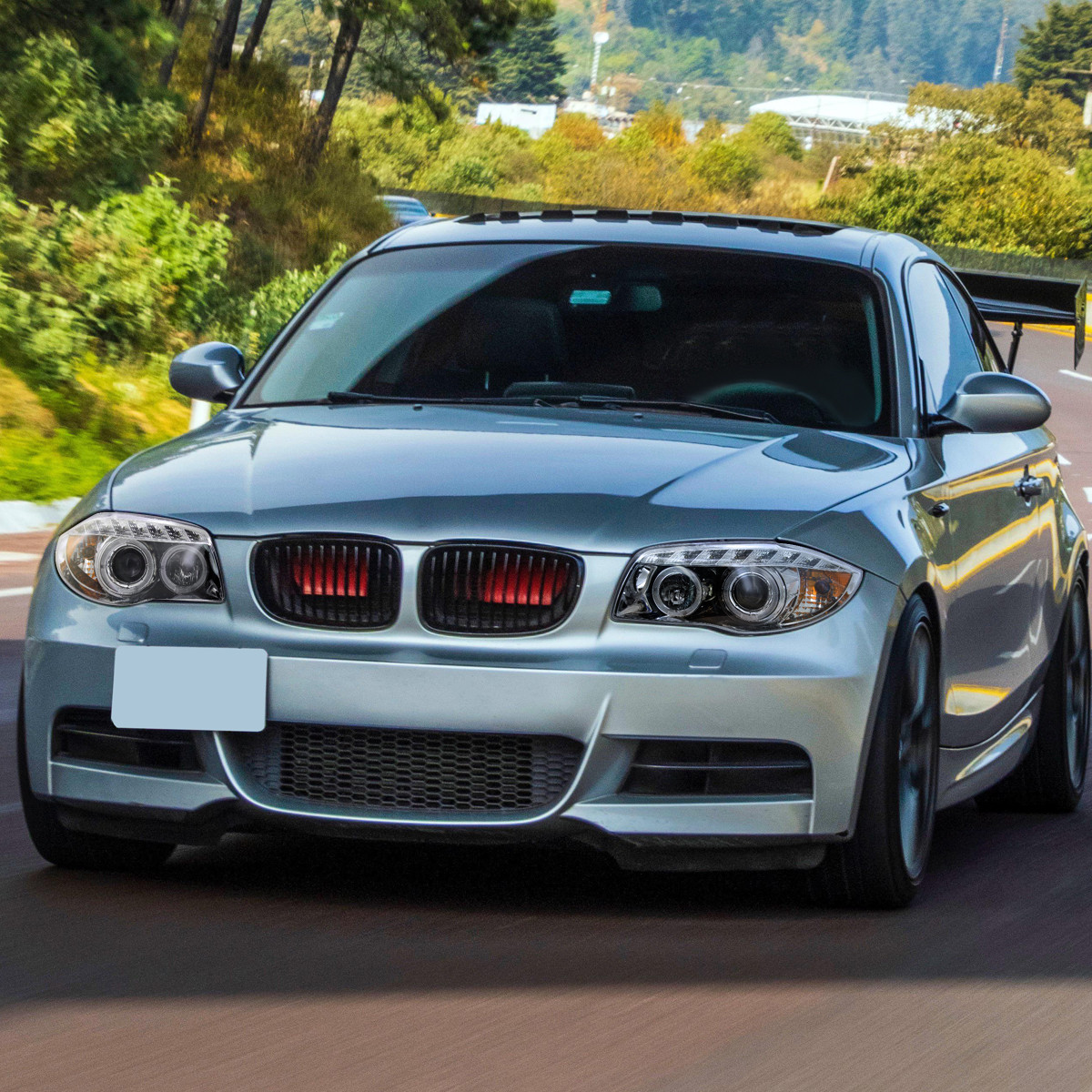 2004-2013 BMW E81 E82 E87 E88 Dual Halo Projector Headlights w