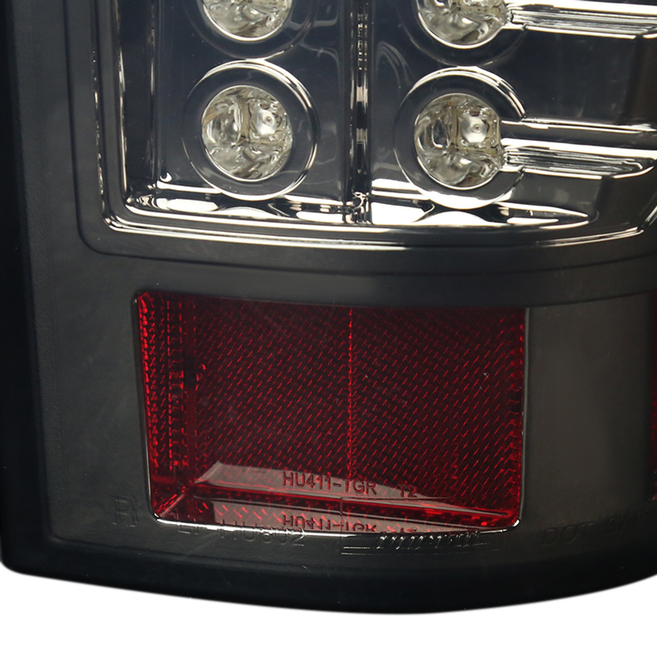 2007-2012 Chevrolet Avalanche LED Tail Lights (Chrome Housing