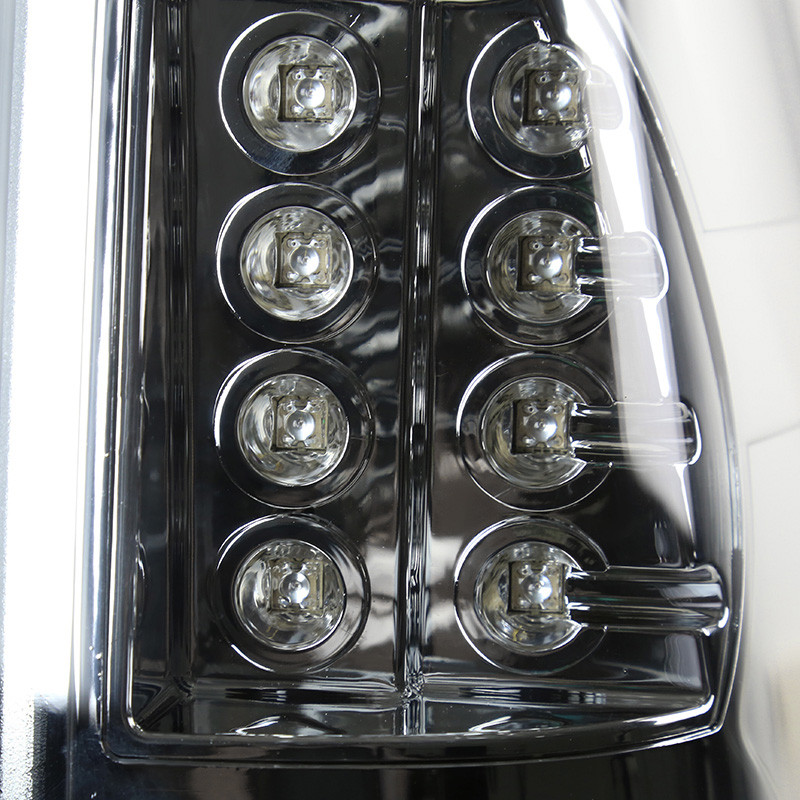 2007-2012 Chevrolet Avalanche LED Tail Lights (Chrome Housing