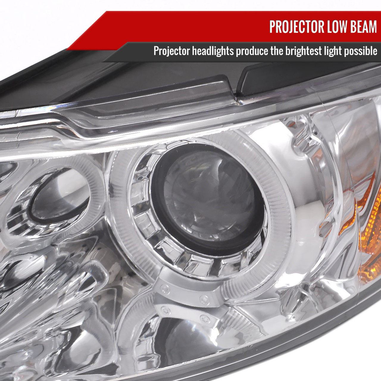 1997-2003 Pontiac Grand Prix Dual Halo Projector Headlights