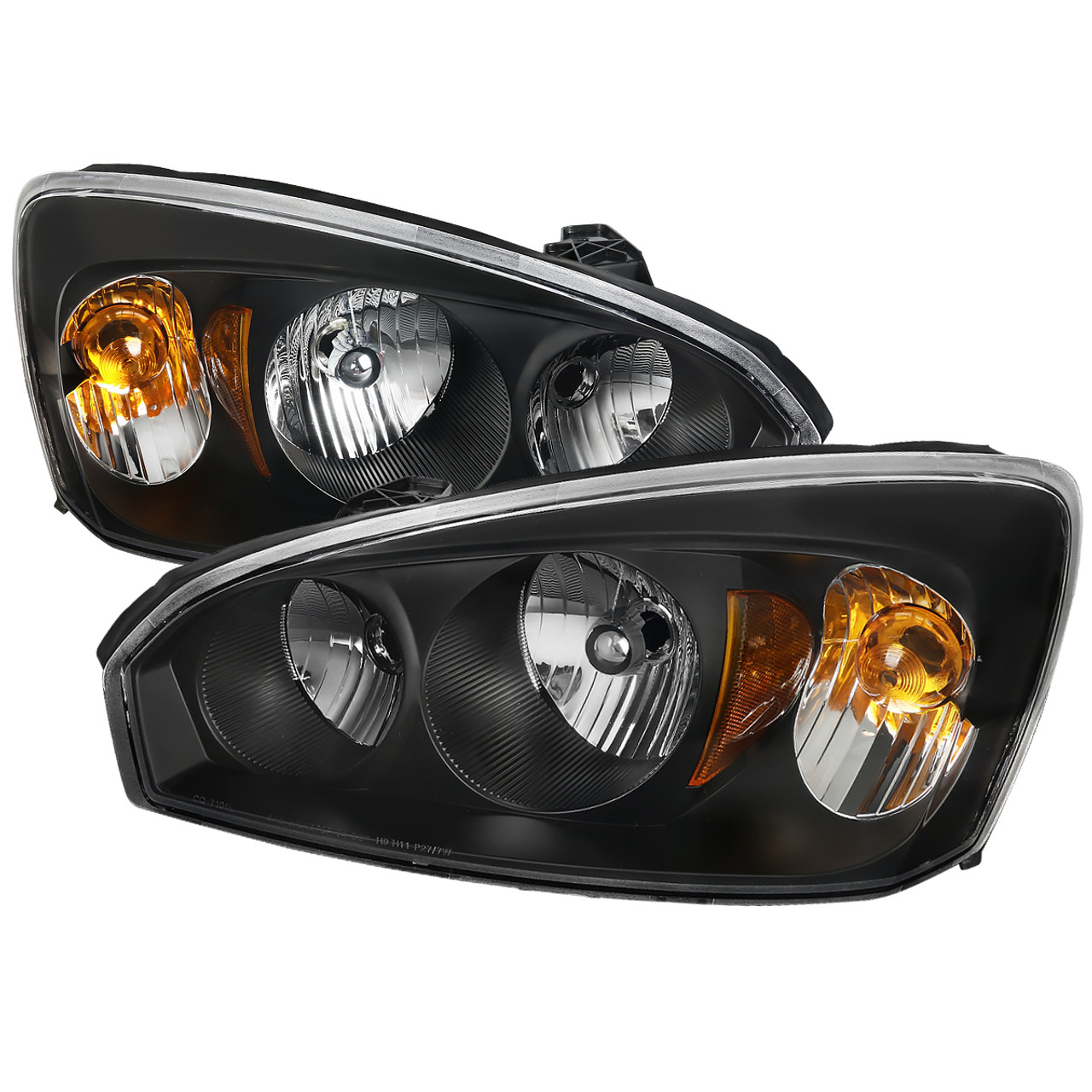 2004-2007 Chevrolet Malibu Factory Style Headlights w/ Amber