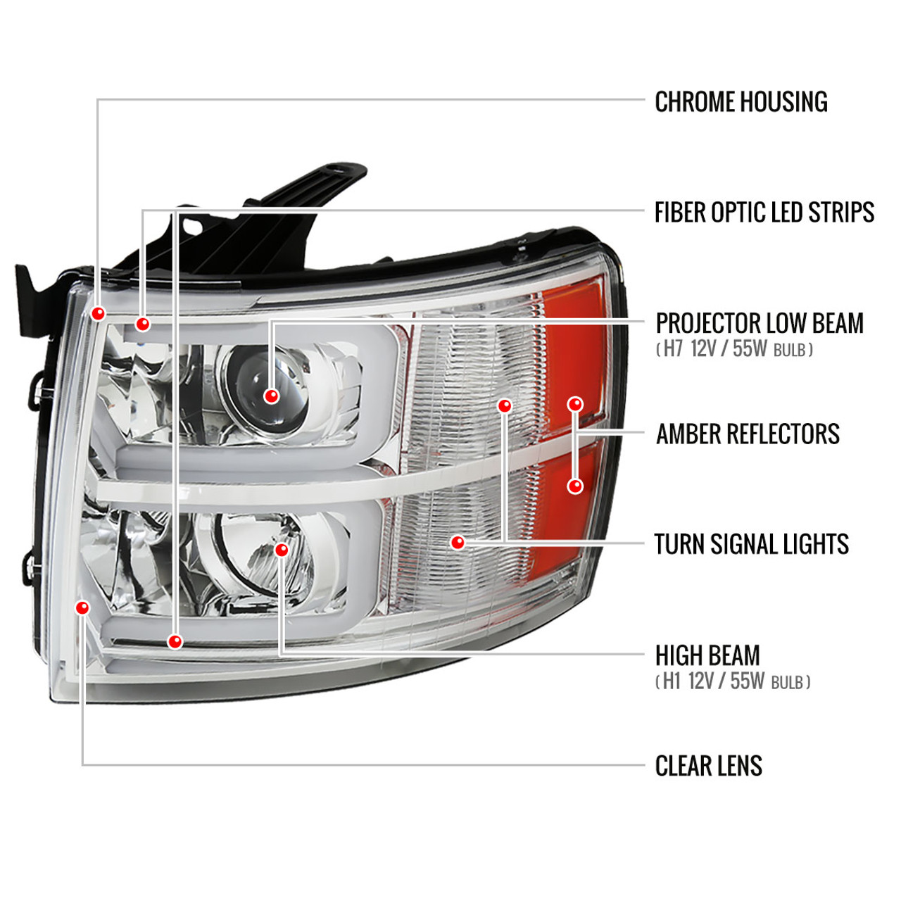 2007-2013 Chevrolet Silverado 1500/ 2007-2014 Silverado 2500HD