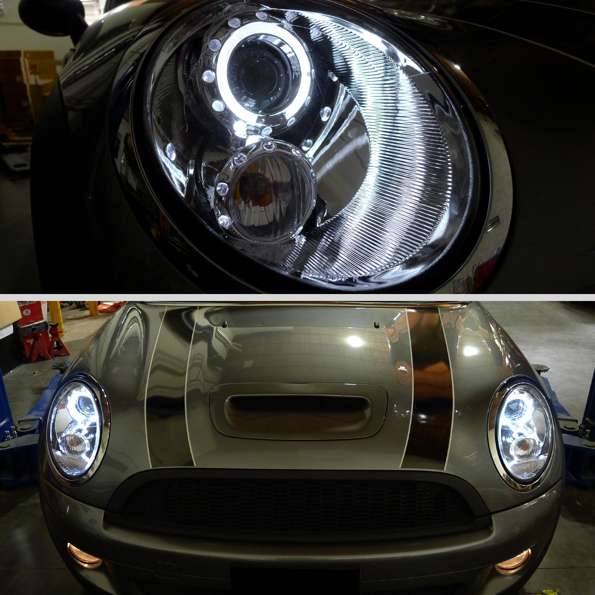 2007-2015 Mini Cooper R55 R56 R57 R58 R59 Single Halo Projector