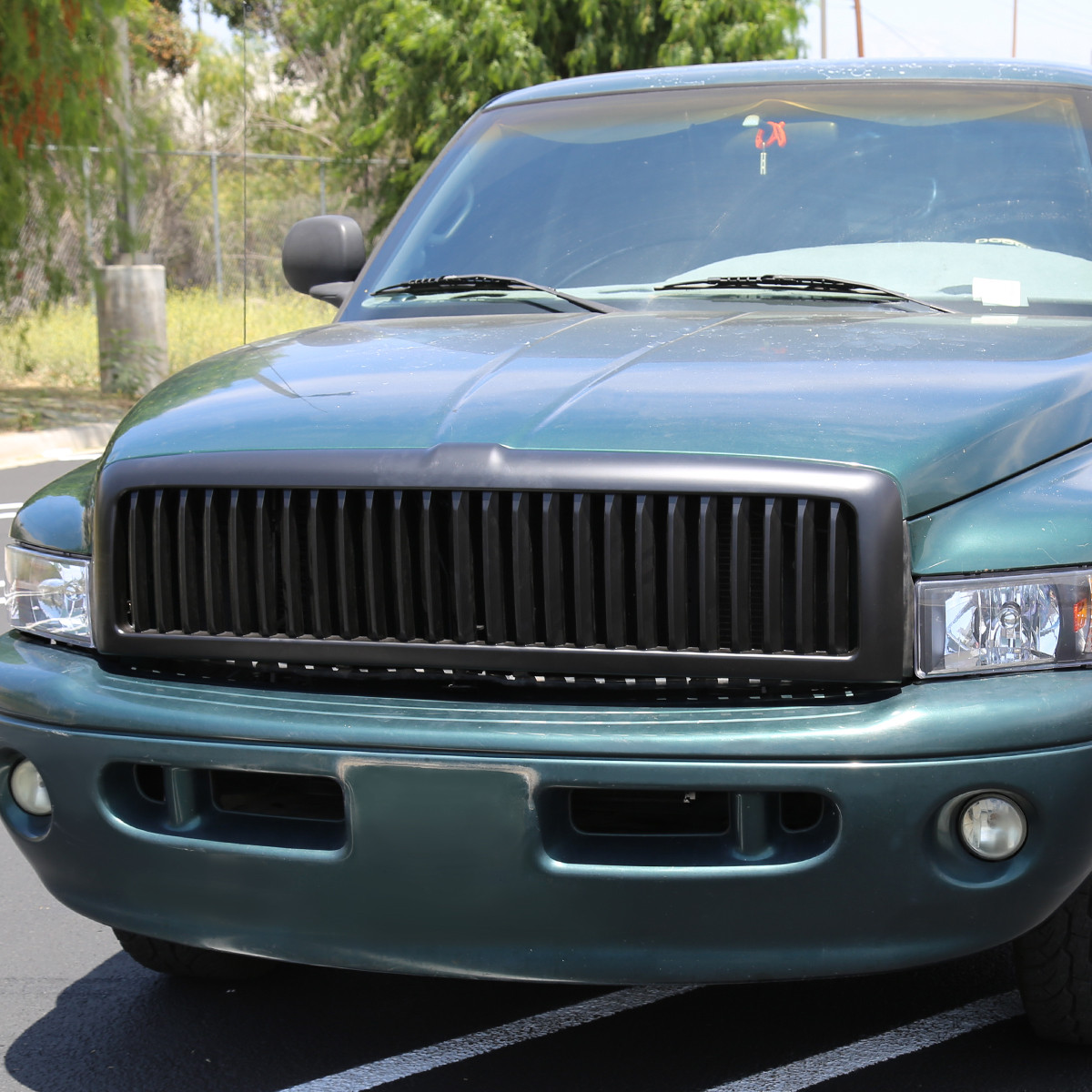 1994-2002 Dodge RAM Matte Black ABS Vertical Grille - Spec-D Tuning
