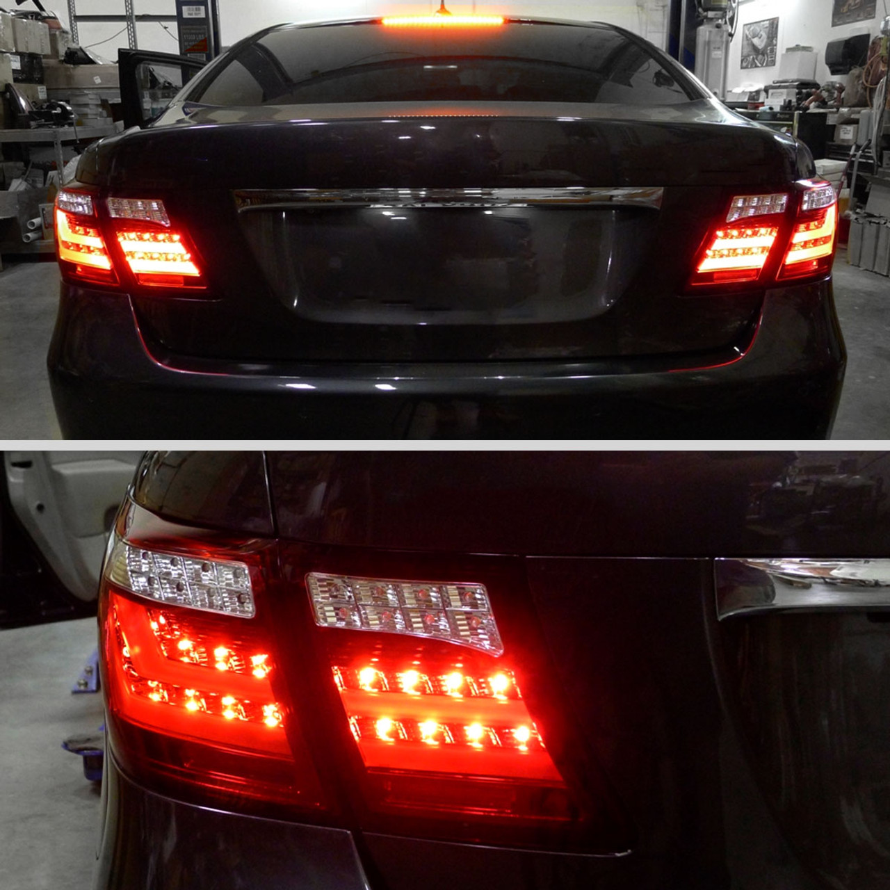 2007-2009 Lexus LS460 LED Tail Lights & Trunk Lights (Chrome