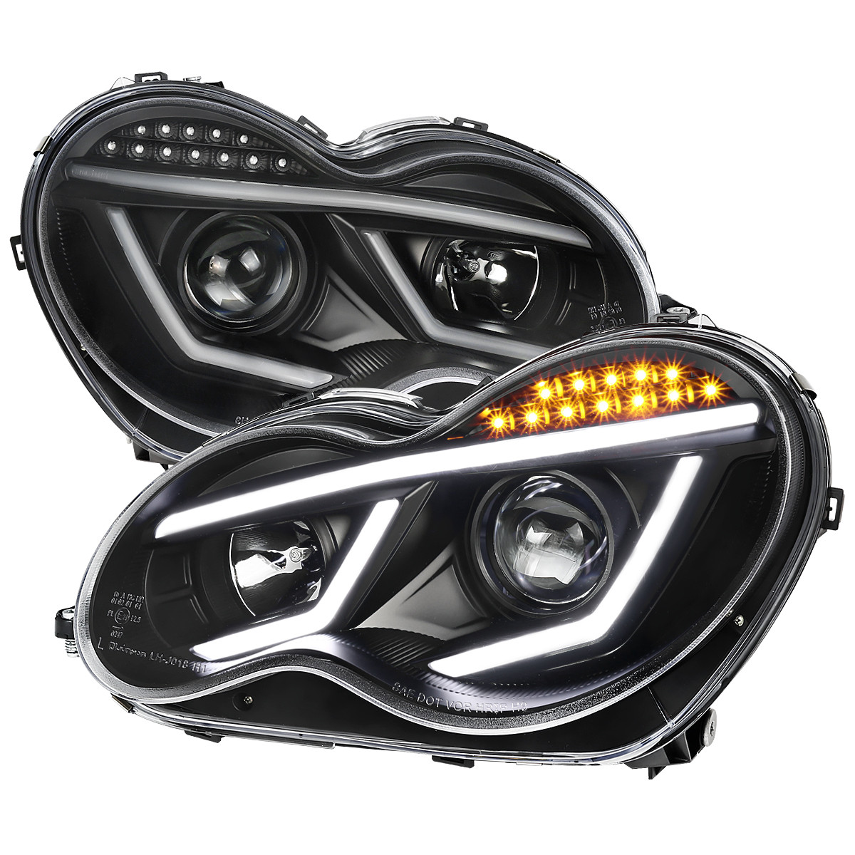 ベンツ　w203 ライトグリル ベンツ w203 ライトグリル OEM 新品 フロント ガラス メルセデス