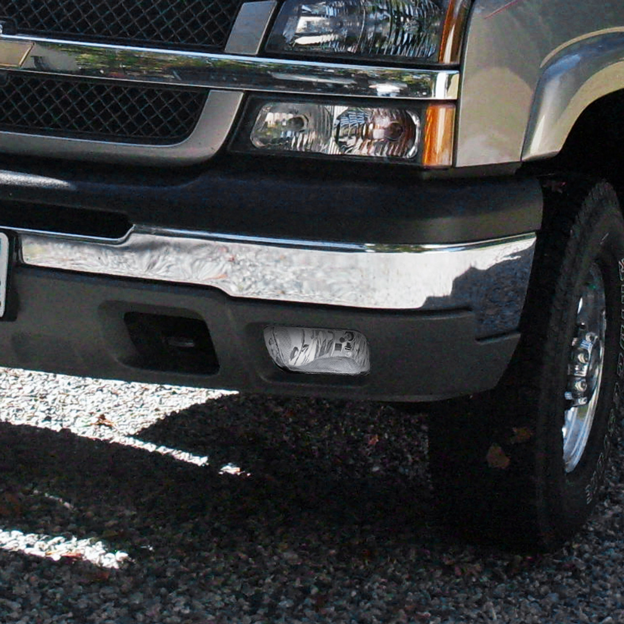 2002-2007 Chevrolet Silverado/Avalanche H10 Fog Lights (Chrome