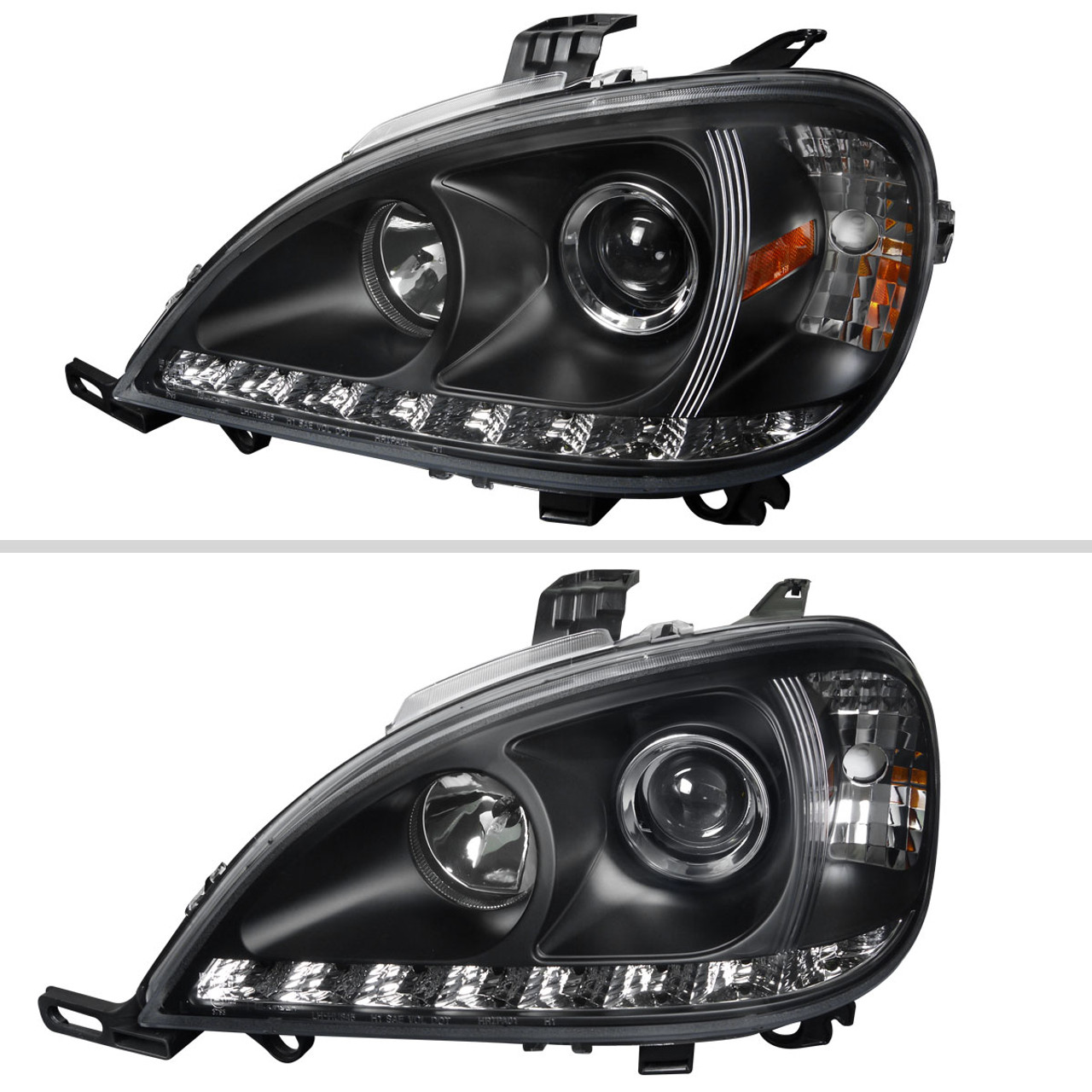 2002-2005 Mercedes Benz W163 ML Class Projector Headlights w/ SMD