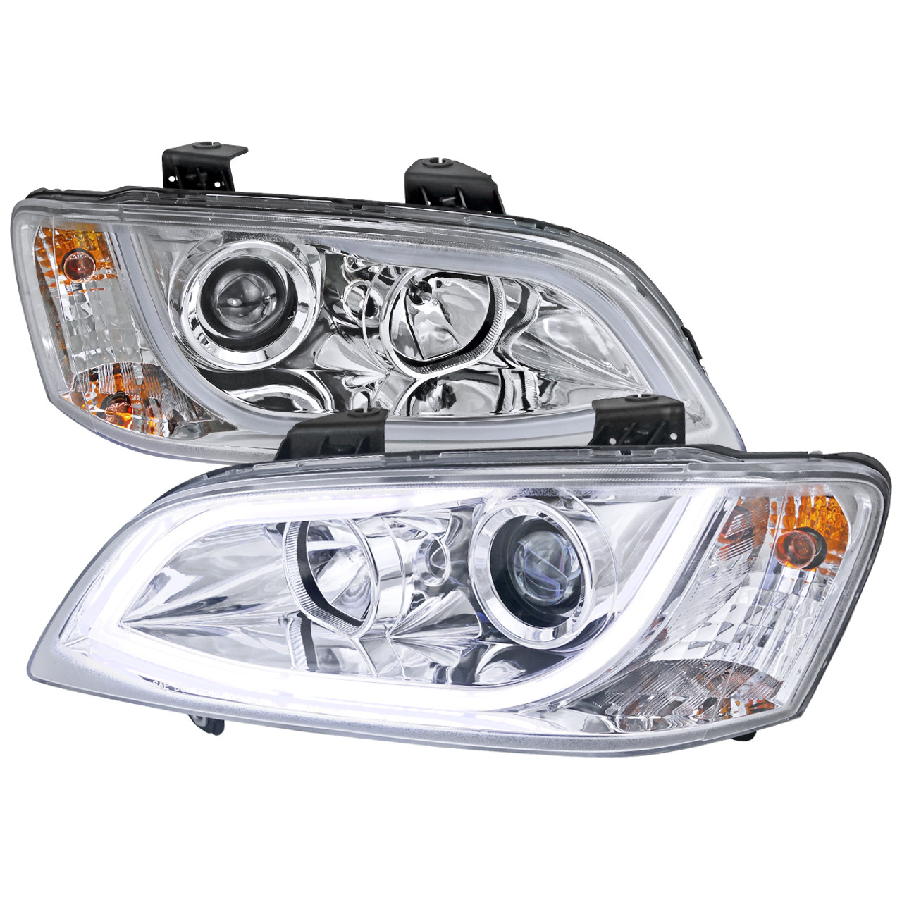 2008-2009 Pontiac G8 LED Bar Projector Headlights (Chrome Housing