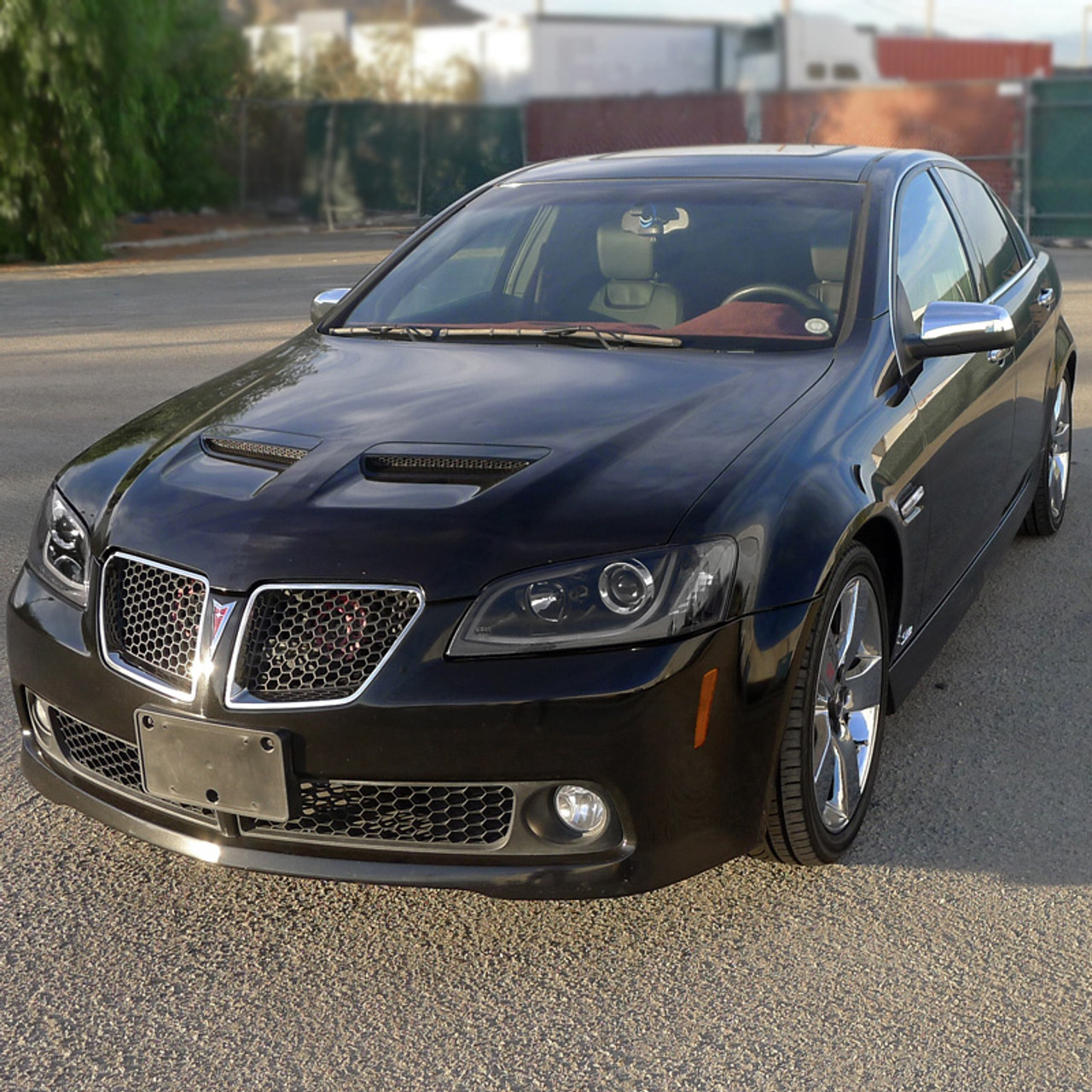 2008-2009 Pontiac G8 LED Bar Projector Headlights (Matte Black