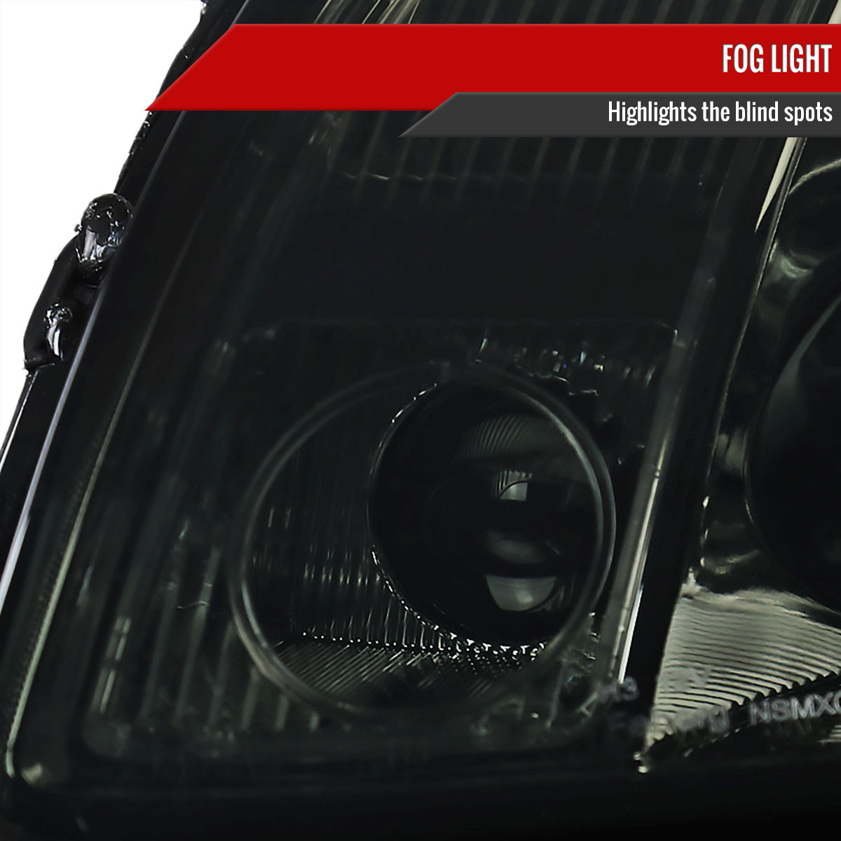 2004-2006 Nissan Maxima Projector Headlights w/ Amber Reflectors