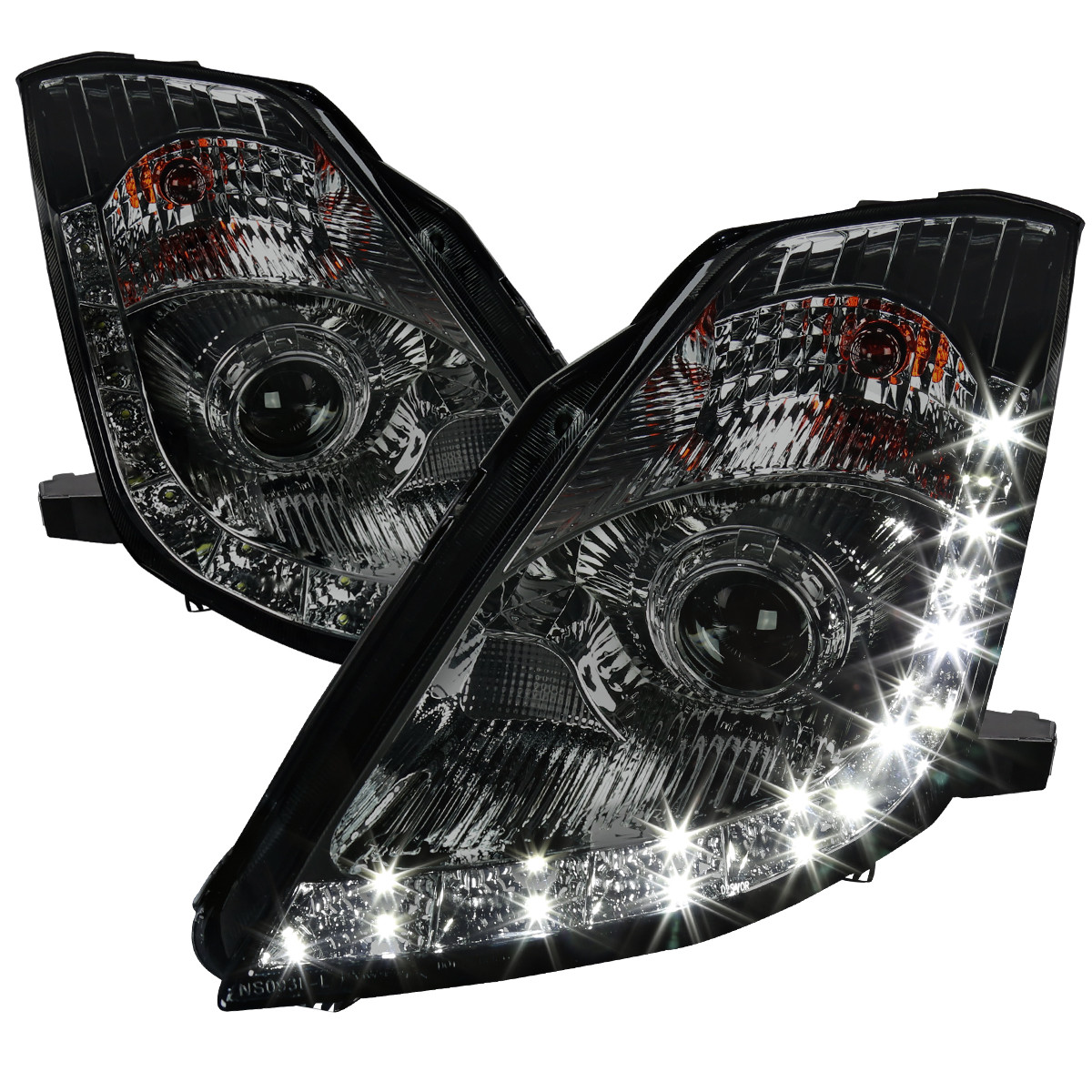 2006-2009 Nissan 350Z SMD LED Light Strip Projector Headlights
