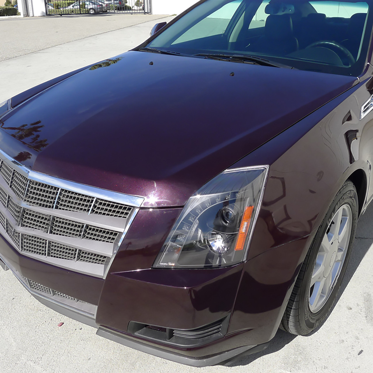 2008-2014 Cadillac CTS Projector Headlights w/ LED Light Strip