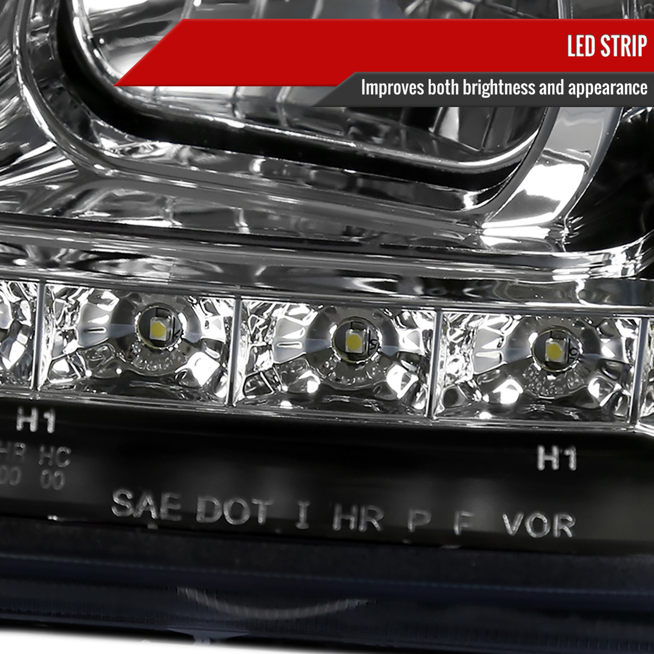 1999-2004 Volkswagen Jetta/Bora Projector Headlights w/ R8 Style