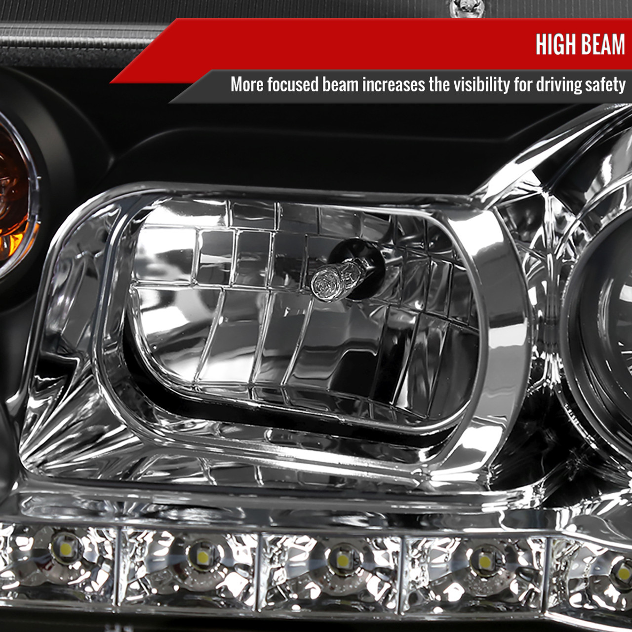 1999-2004 Volkswagen Jetta/Bora Projector Headlights w/ R8 Style