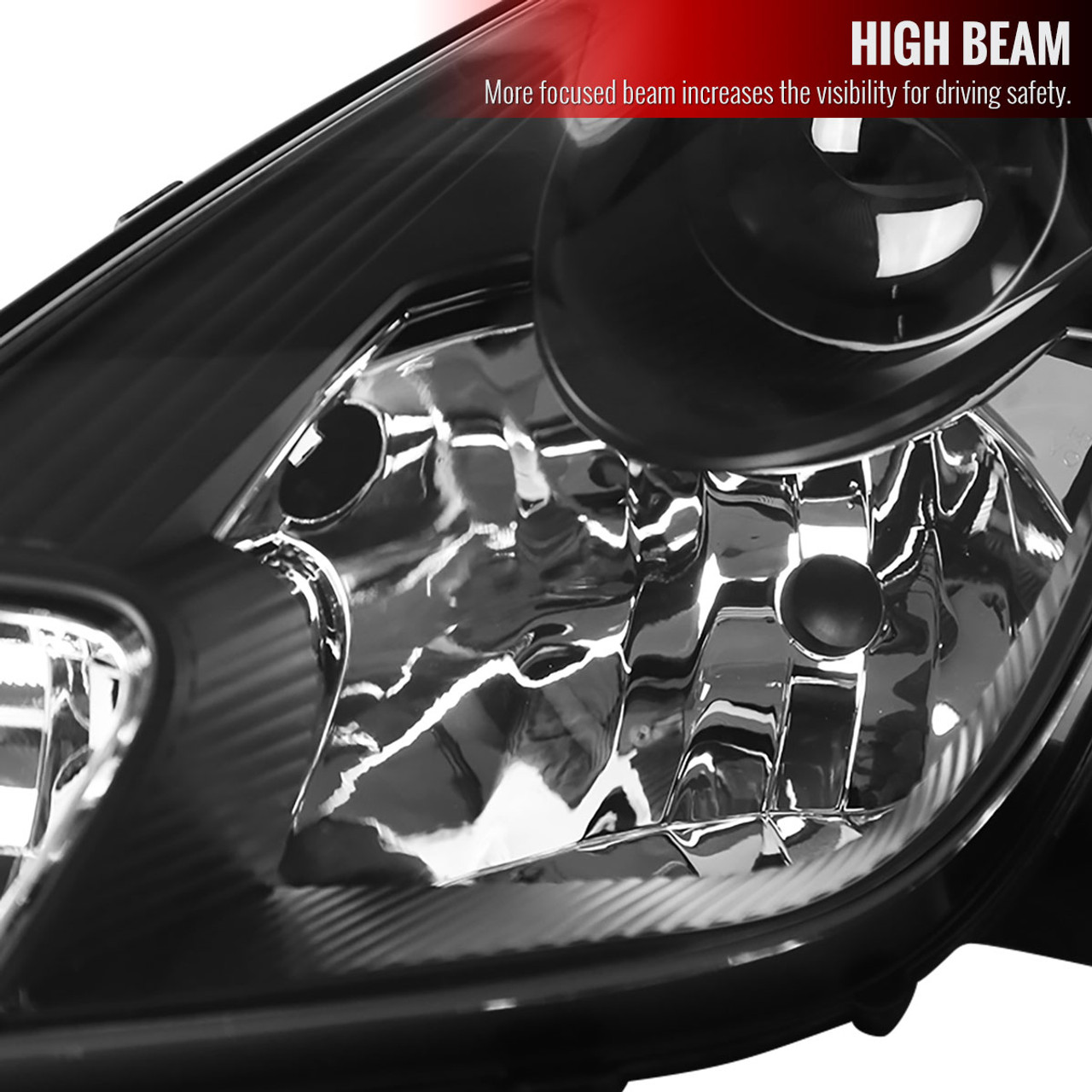 2000-2005 Toyota Celica Projector Headlights (Matte Black Housing 