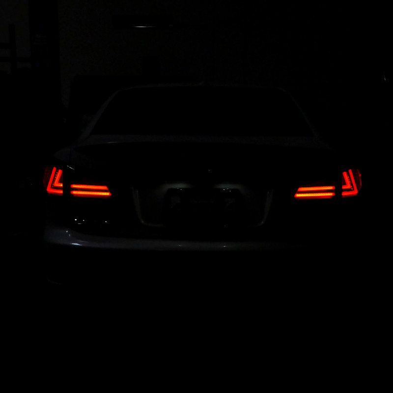 2006-2008 Lexus IS250/IS350 LED Tail Lights & Trunk Lights (Black