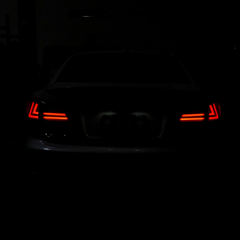 2006-2008 Lexus IS250/IS350 LED Tail and Trunk Lights (Matte Black