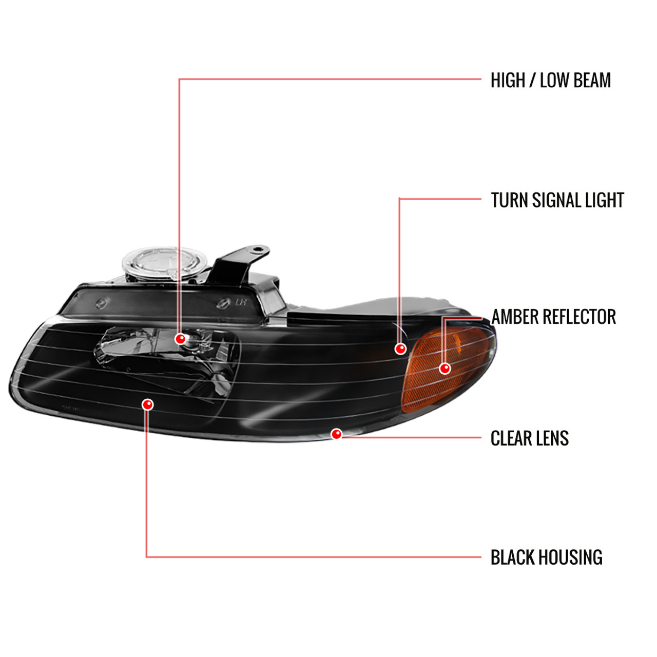 1996-2000 Dodge Caravan Chrysler Voyager/Town & Country Crystal