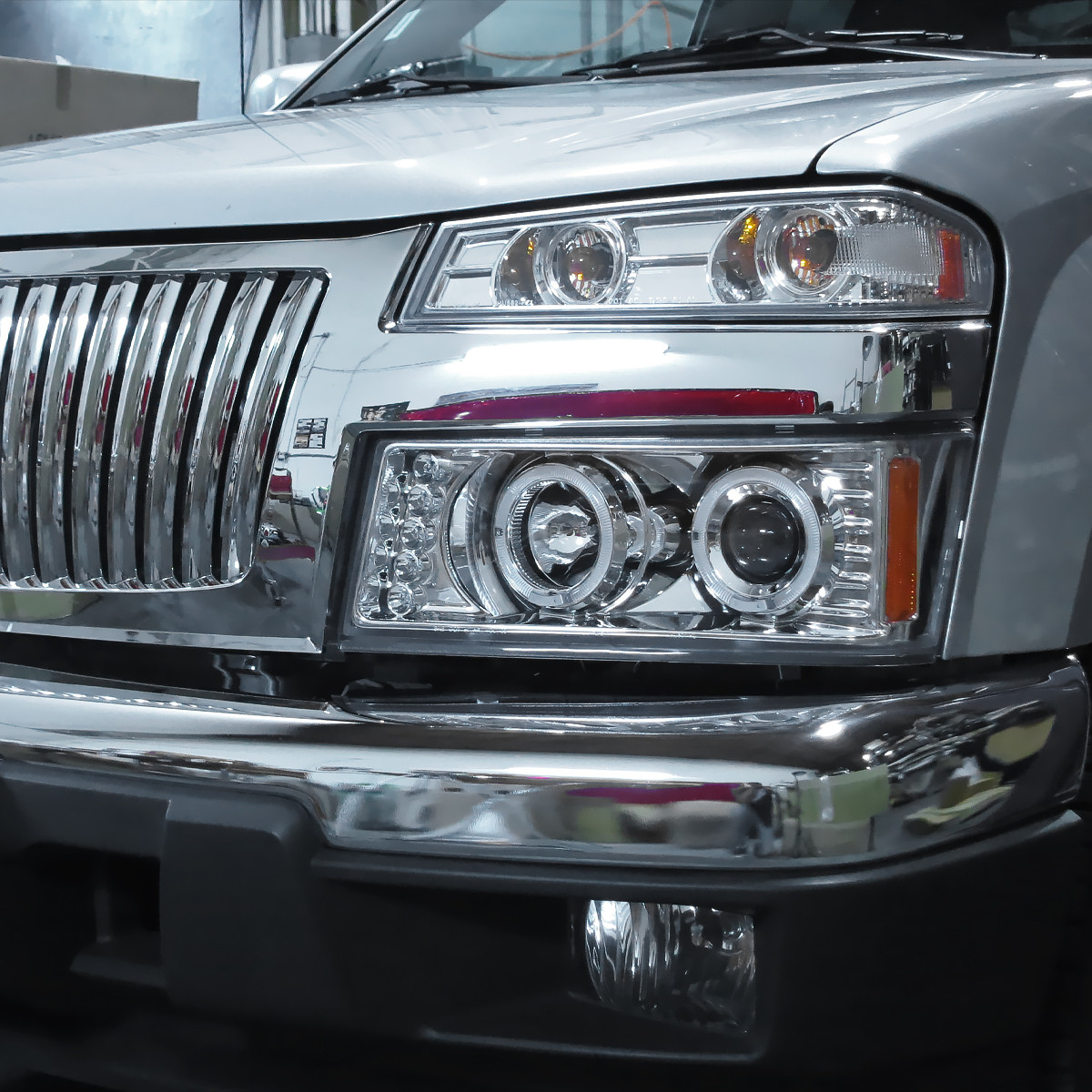 シボレー コロラド GMC キャニオン 光沢ブラック プロジェクターヘッド