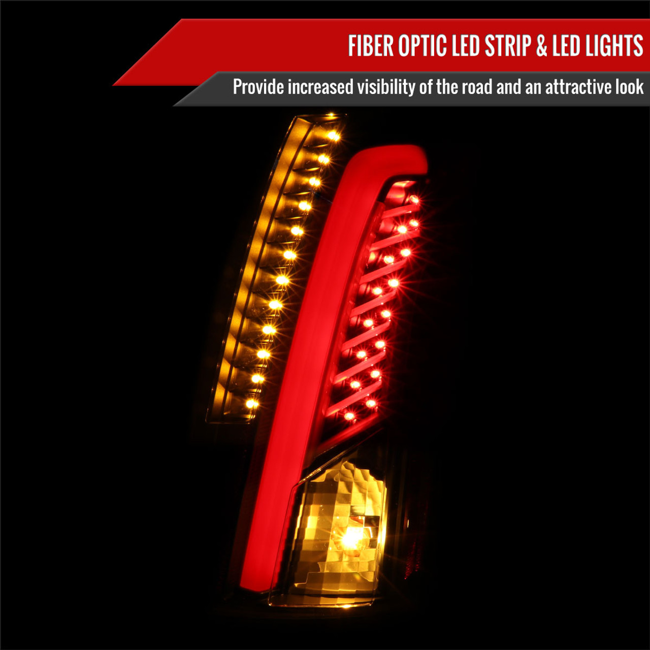 Spec-D Tuning LT-CTS03BBLED-TM Smoke Tail Light (Led)-