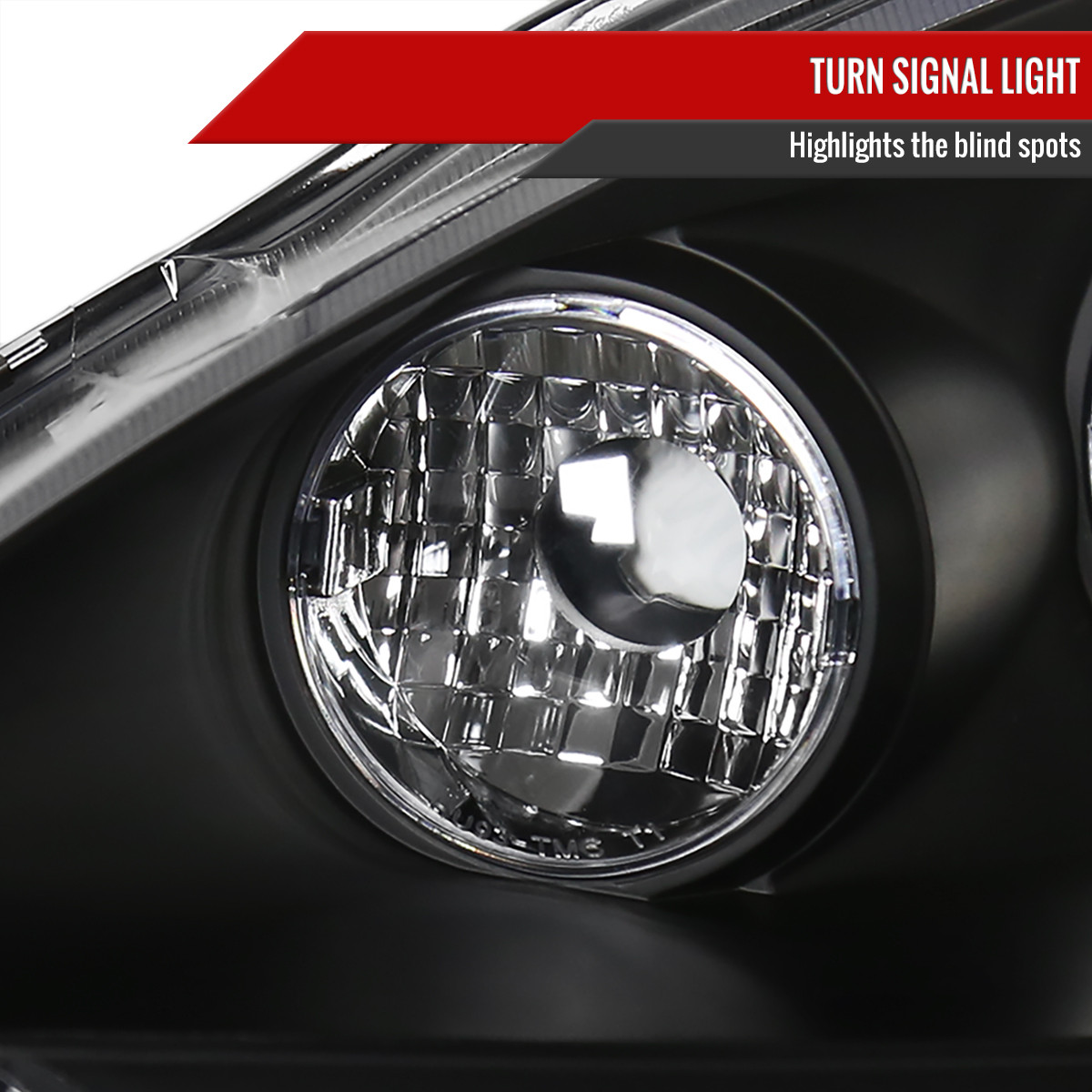 2002-2004 Acura RSX Dual Halo Projector Headlights (Matte Black