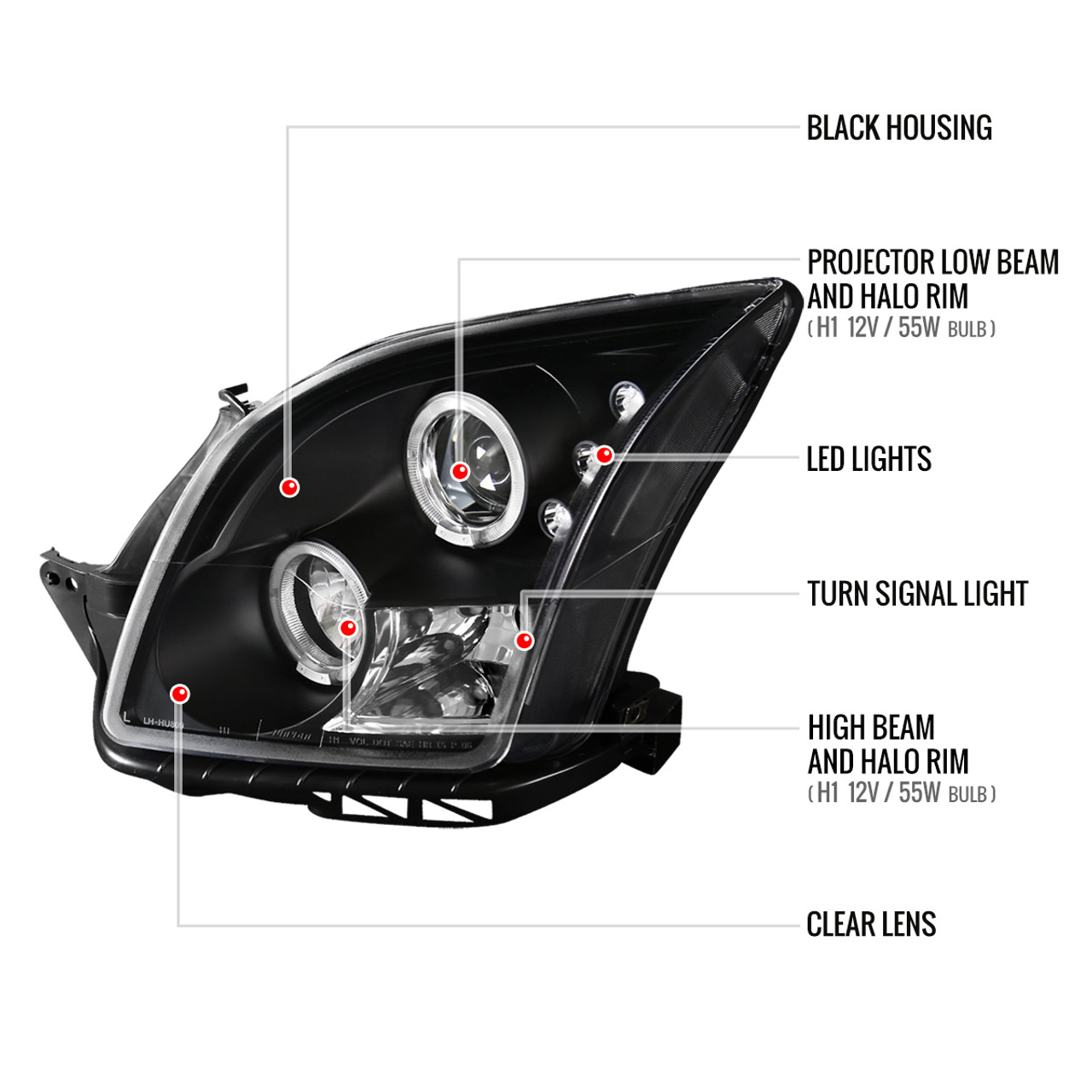 replacing headlight bulb 2008 ford fusion