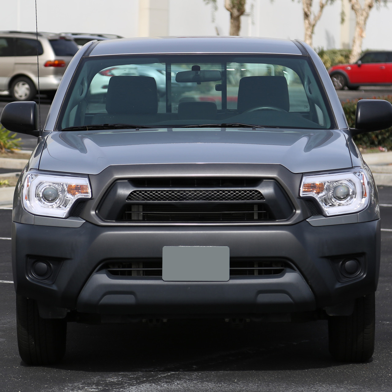 2012-2015 Toyota Tacoma LED C-Bar Projector Headlights (Chrome